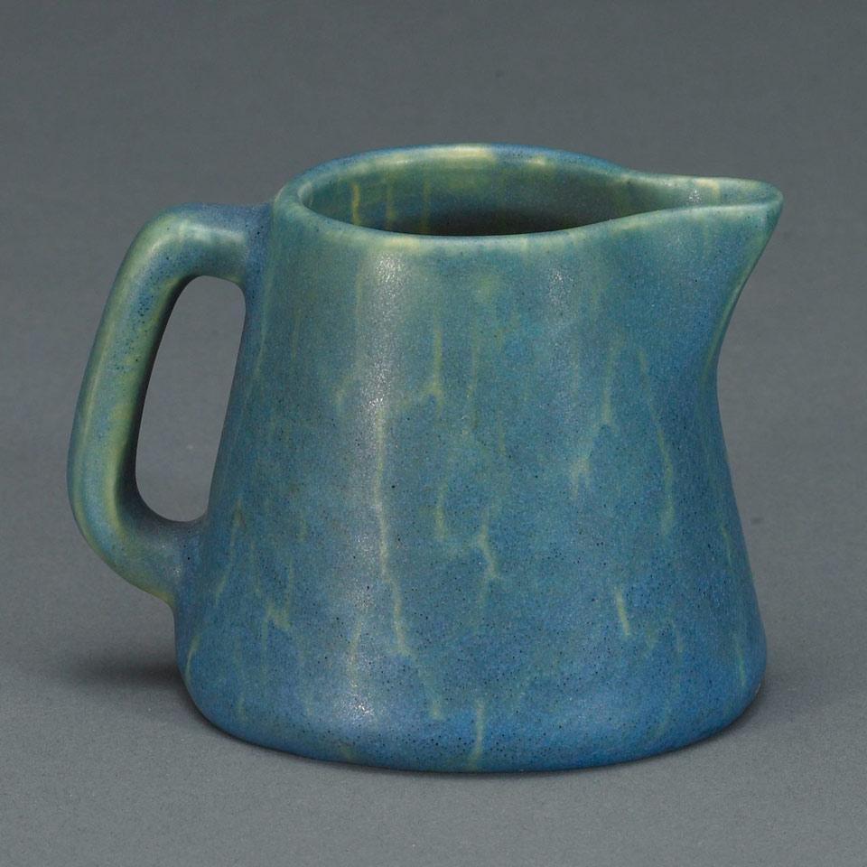 Rookwood Blue Glazed Vase and a Small Jug, 1924 and 1911