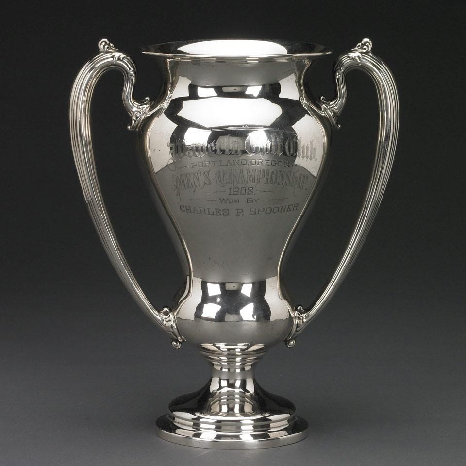 American Silver Trophy Cup, Meriden Britannia Co., Meriden, Ct., c.1908
