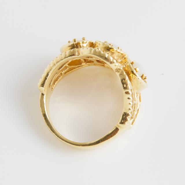 14k Yellow Gold Filigree Ring