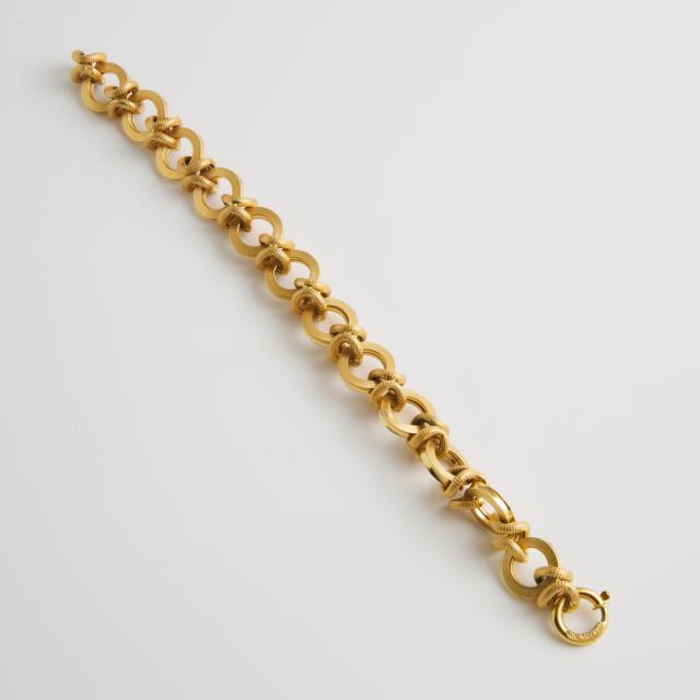 Italian 18k Yellow Gold Bracelet