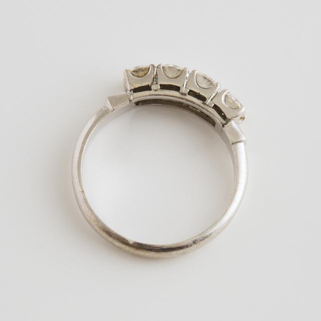 10k White Gold Ring