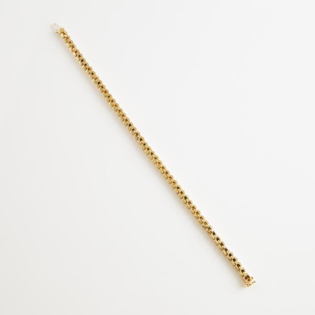 14k Yellow Gold Line Bracelet