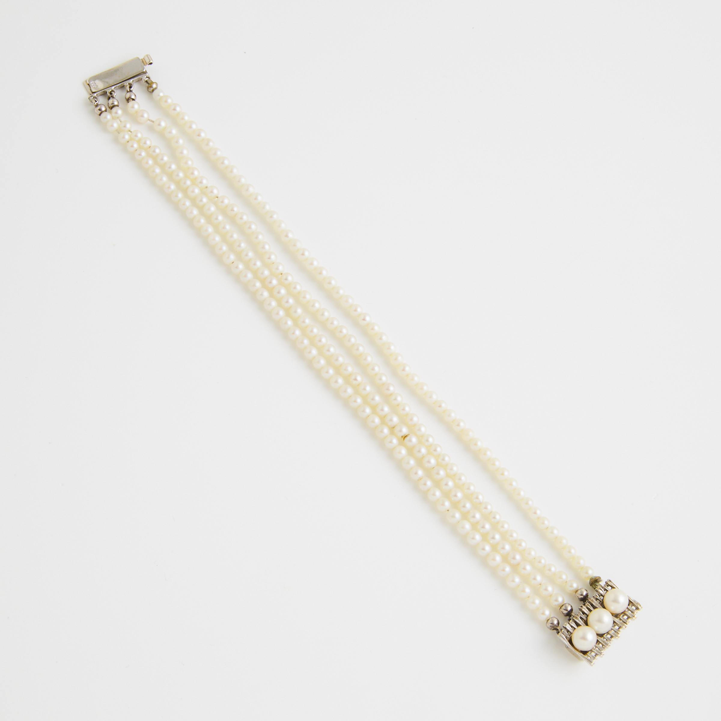 4-Strand Cultured Pearl Bracelet