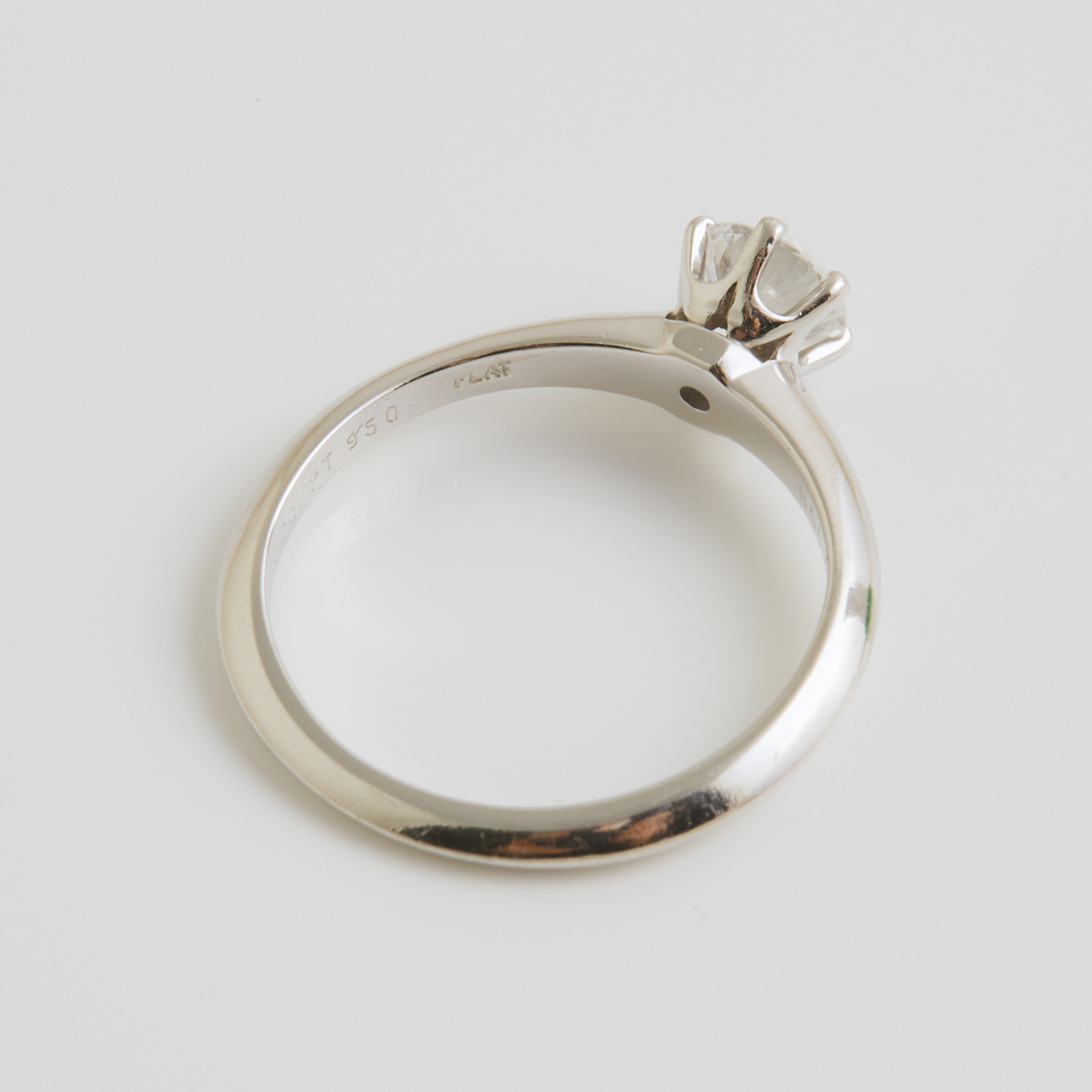 Tiffany & Co. Platinum Solitaire Ring