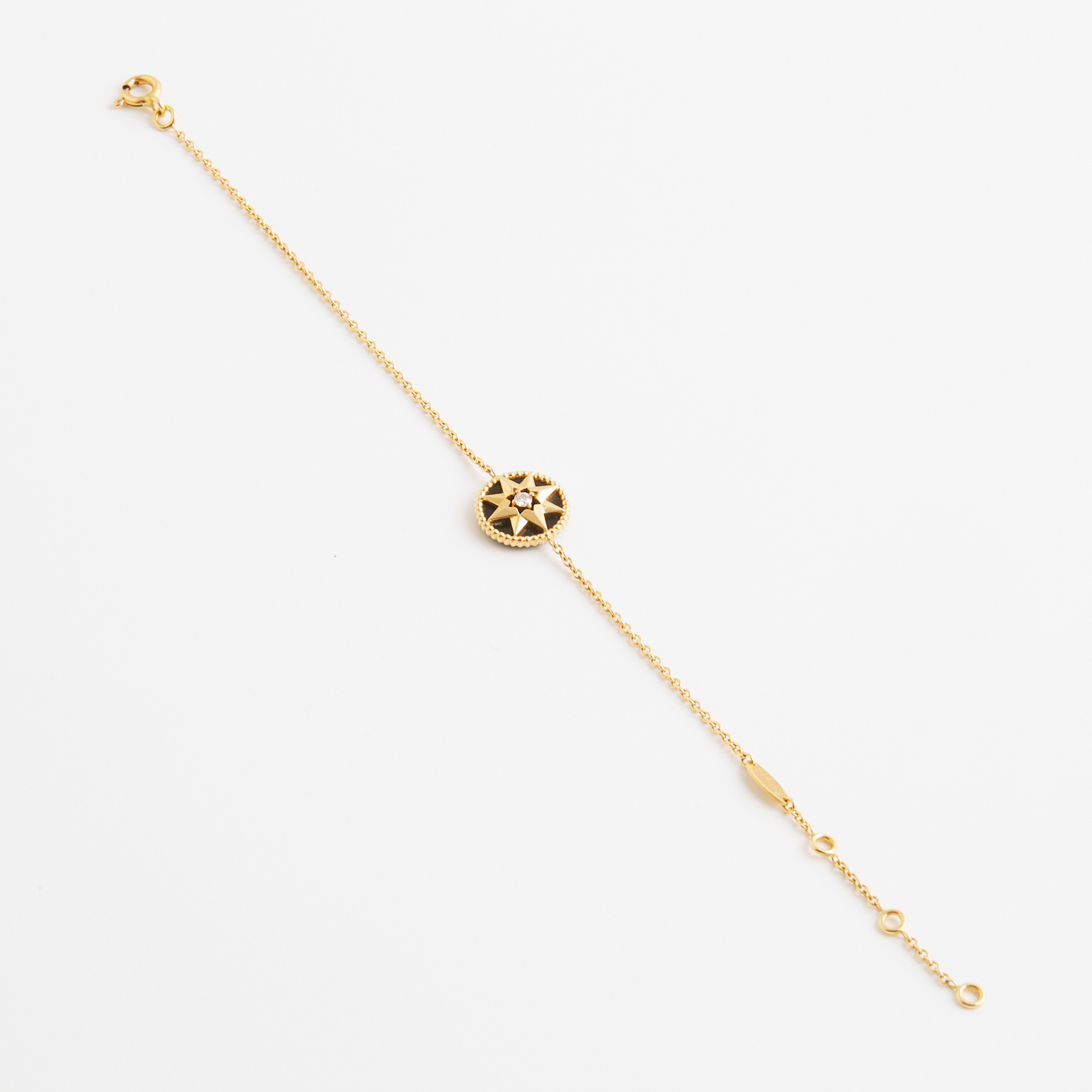 Christian Dior 'Rose Des Vents' 18k Yellow Gold Bracelet