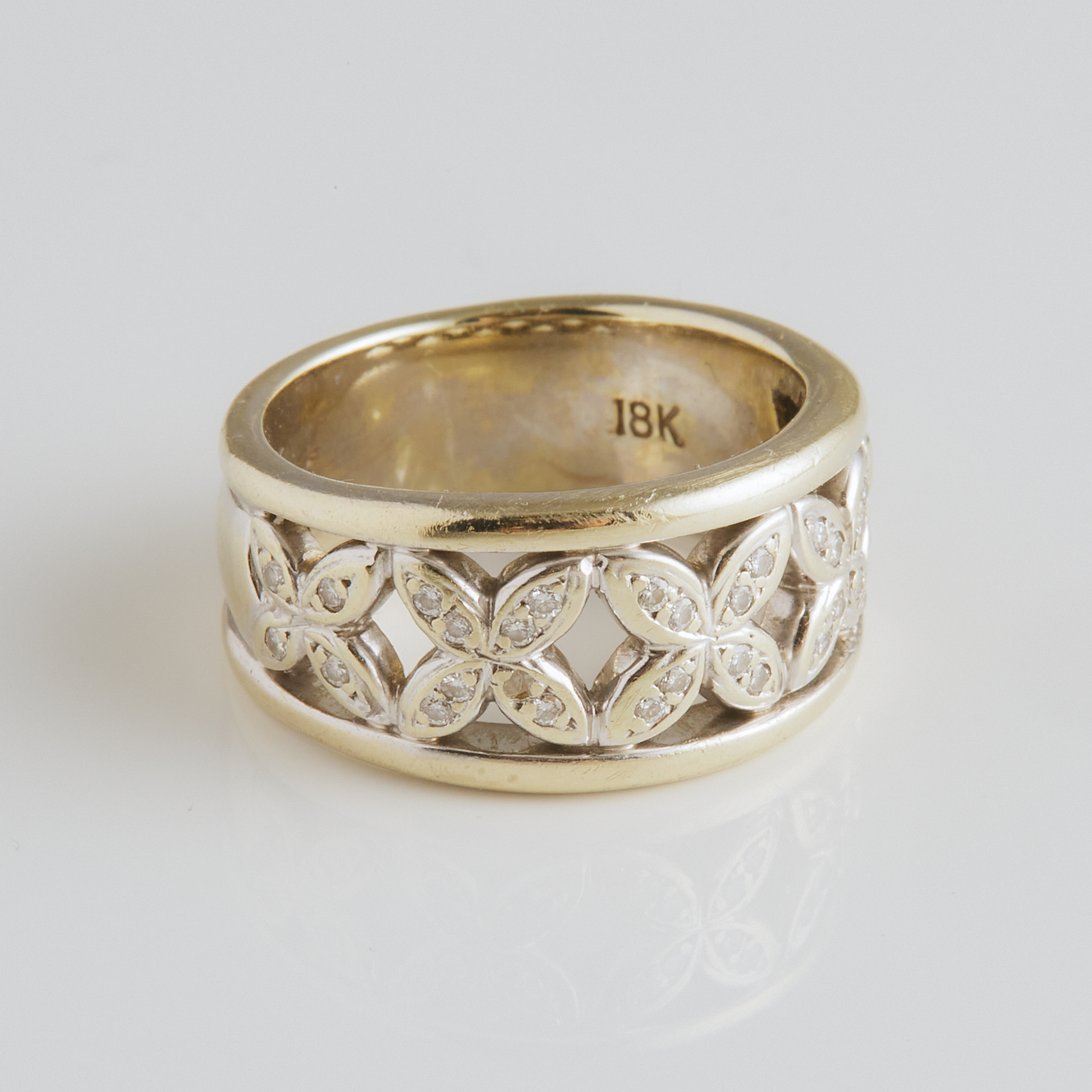 Birks 18k White Gold Ring