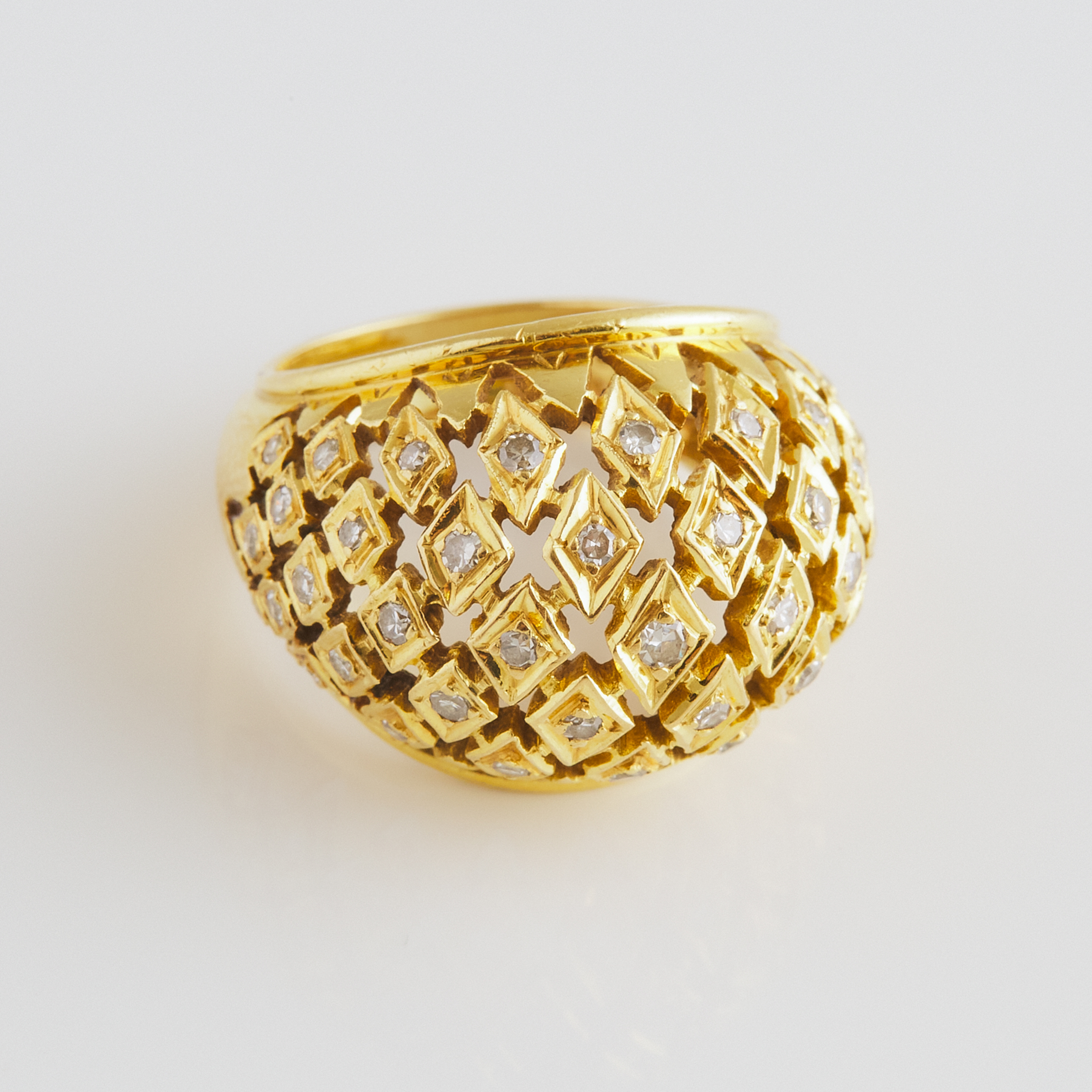 Ilias Lalaounis 18k Yellow Gold Domed Ring