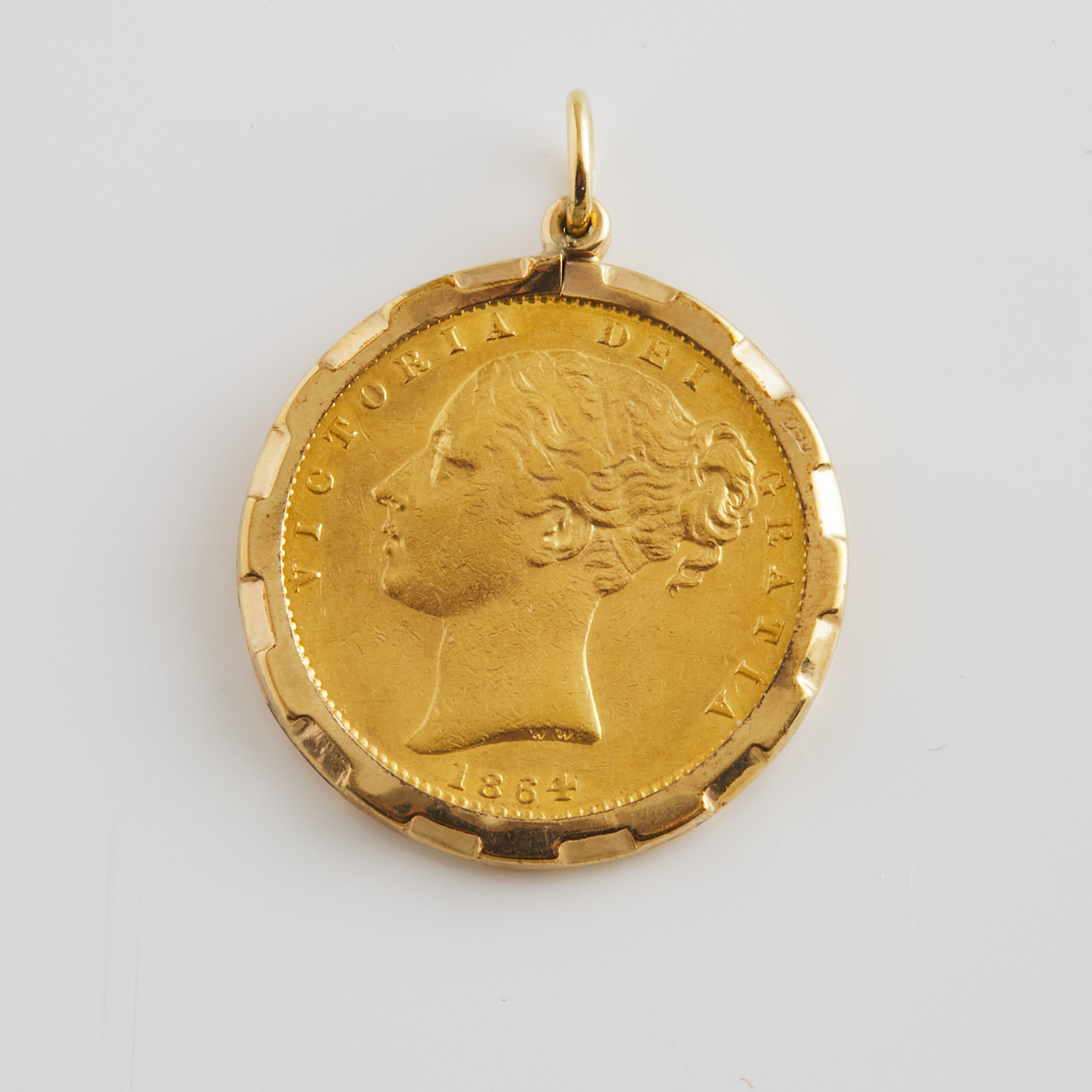 English 1864 Gold Sovereign