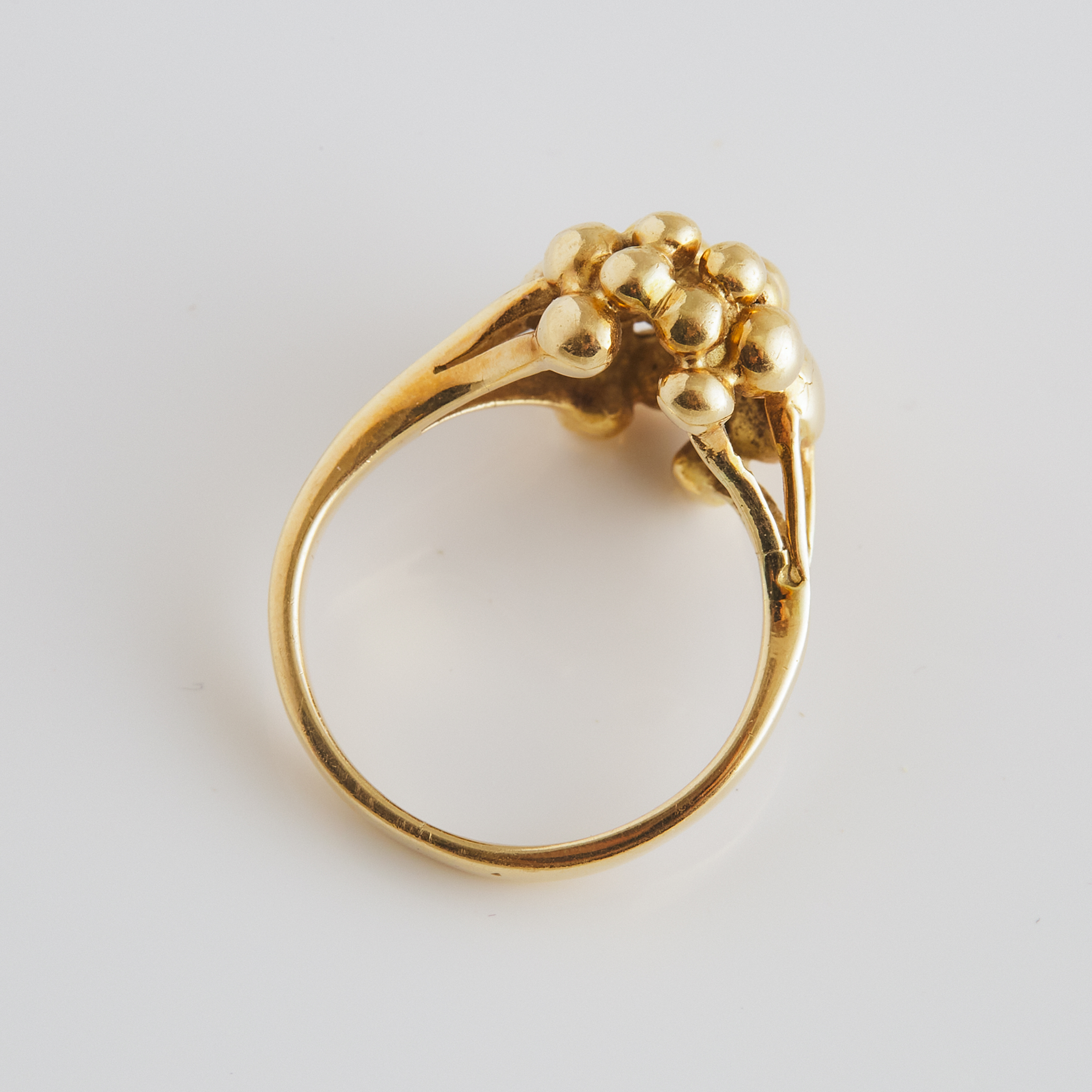 14k Yellow Gold  Abstract Ring