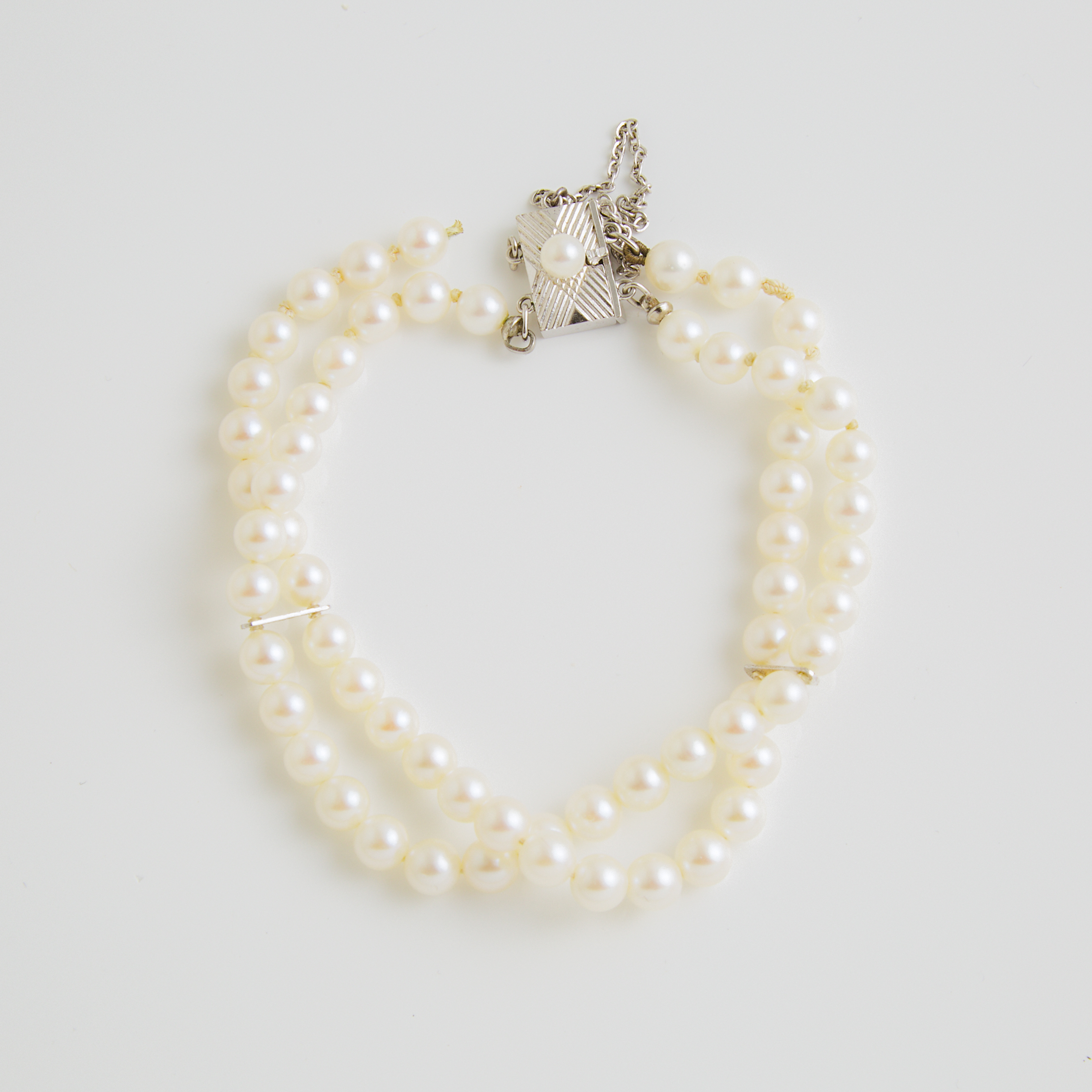 Mikimoto Double Strand Cultured Pearl Bracelet