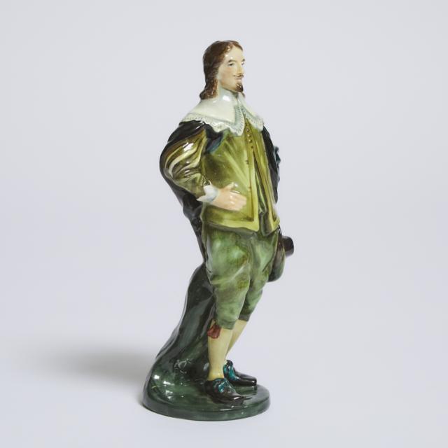 'A Cavalier', Rare Royal Doulton Figure, C.J. Noke, HN 369, 1920