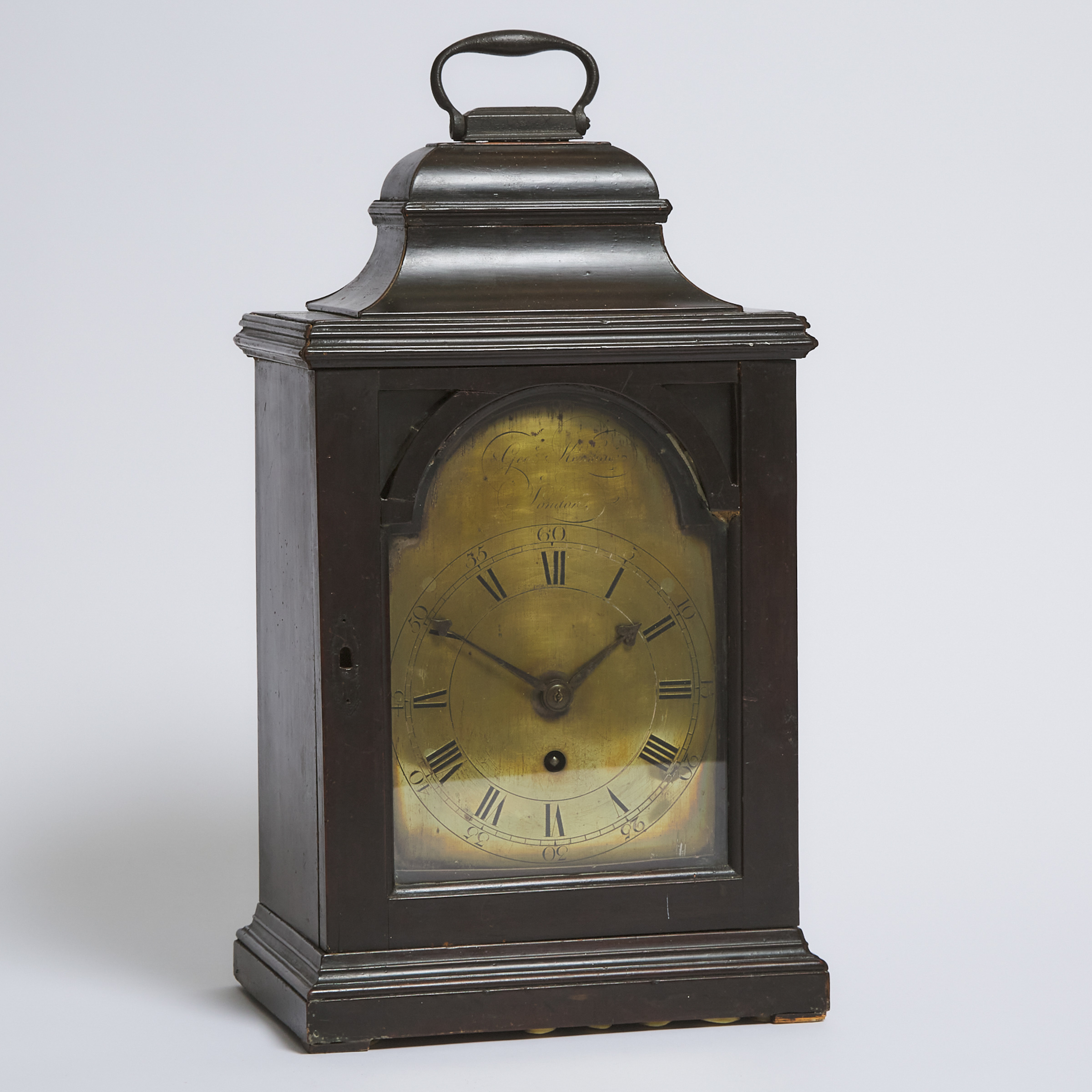 Georgian Mahogany Bracket Timepiece, George Kershaw, London, 2nd half, 18th century