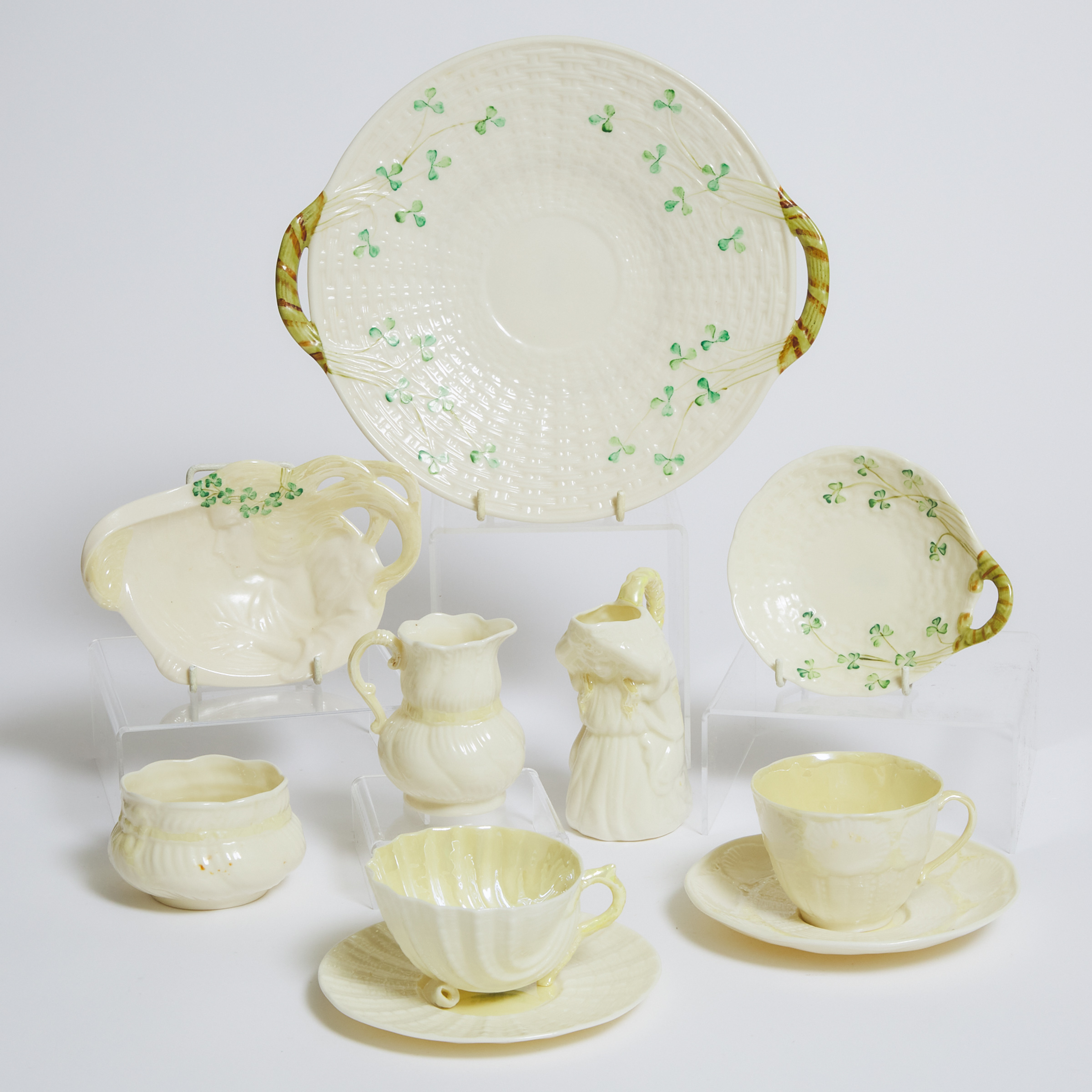 Group of Belleek Porcelain, 20th century