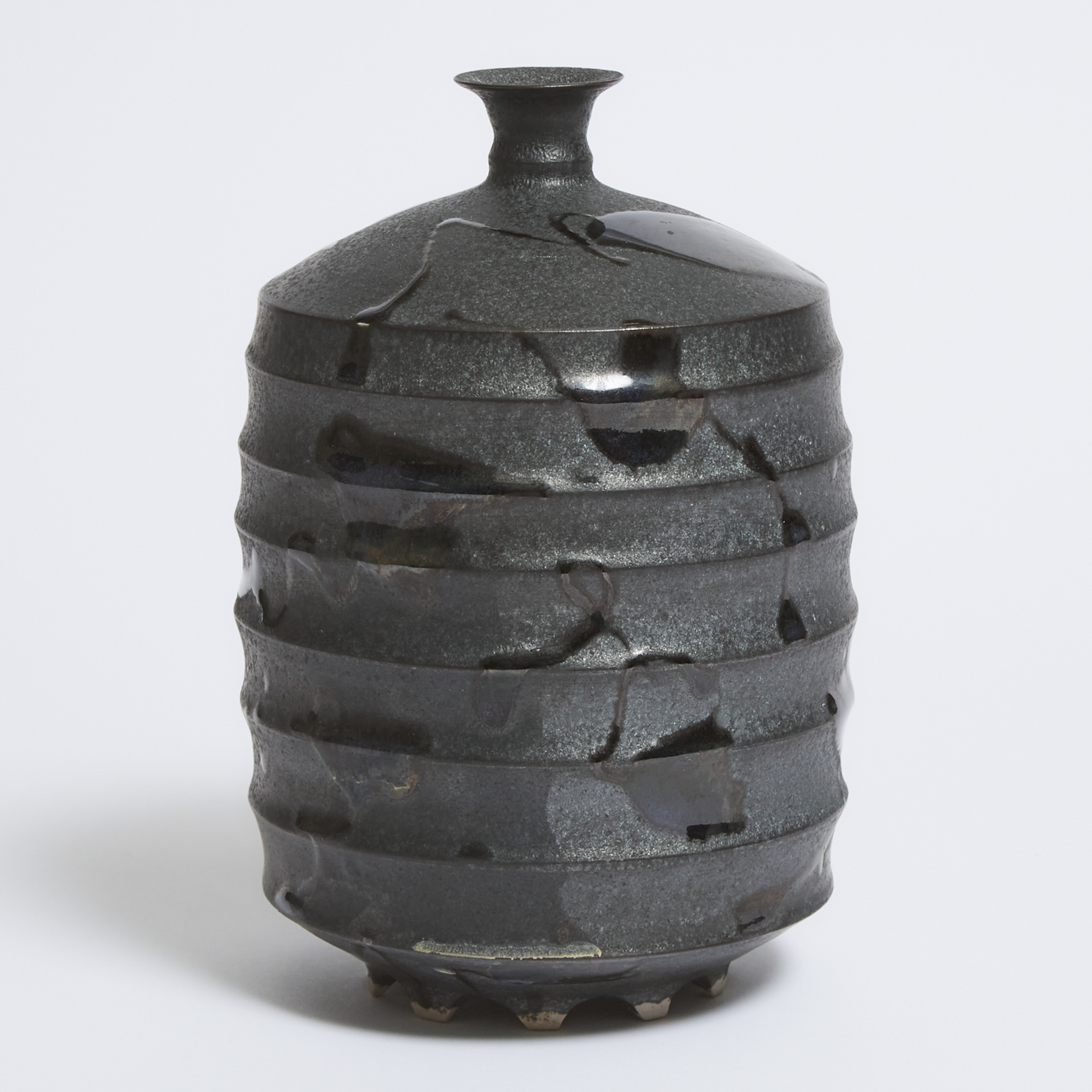 Kayo O'Young (Canadian, b.1950), Black Glazed Vase, 1997