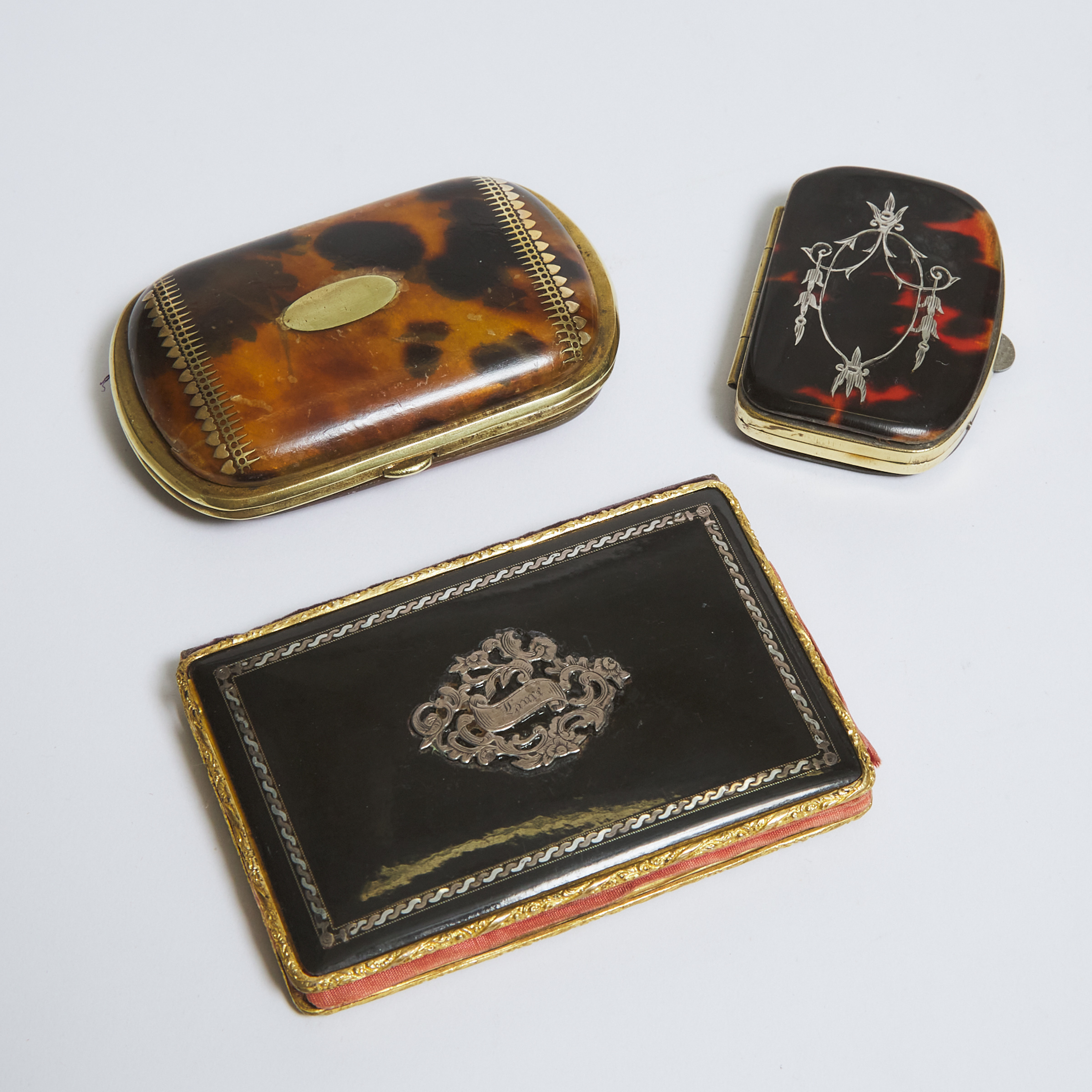 Three Victorian Lady's Purse Accessories, mid 19th century