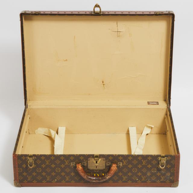 Louis Vuitton Biston 70 Monogram Canvas Hard Sided Suitcase, mid 20th century