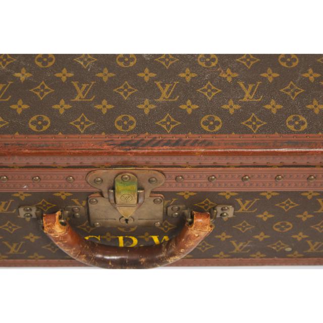 Louis Vuitton Biston 70 Monogram Canvas Hard Sided Suitcase, mid 20th century