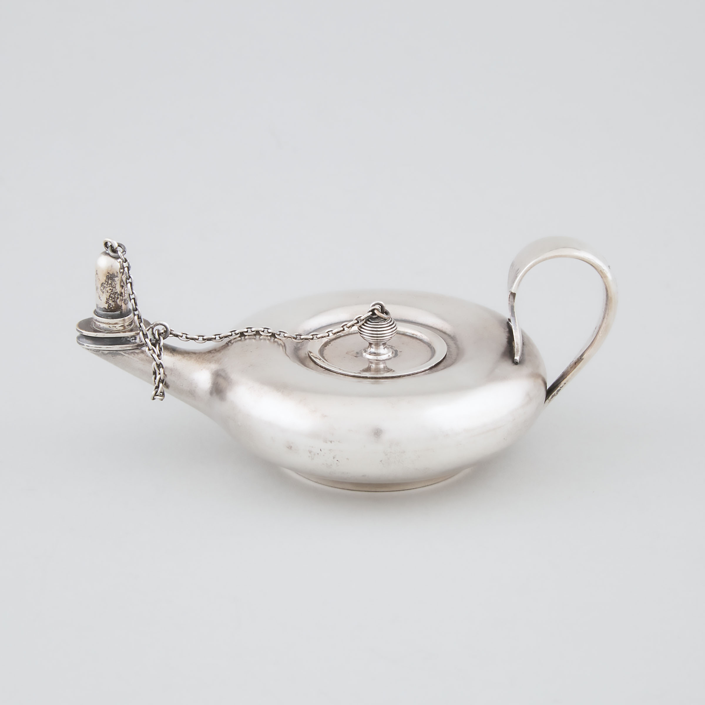 American Silver Lamp-Form Cigar Lighter, Gorham Mfg. Co., Providence, R.I., 1881