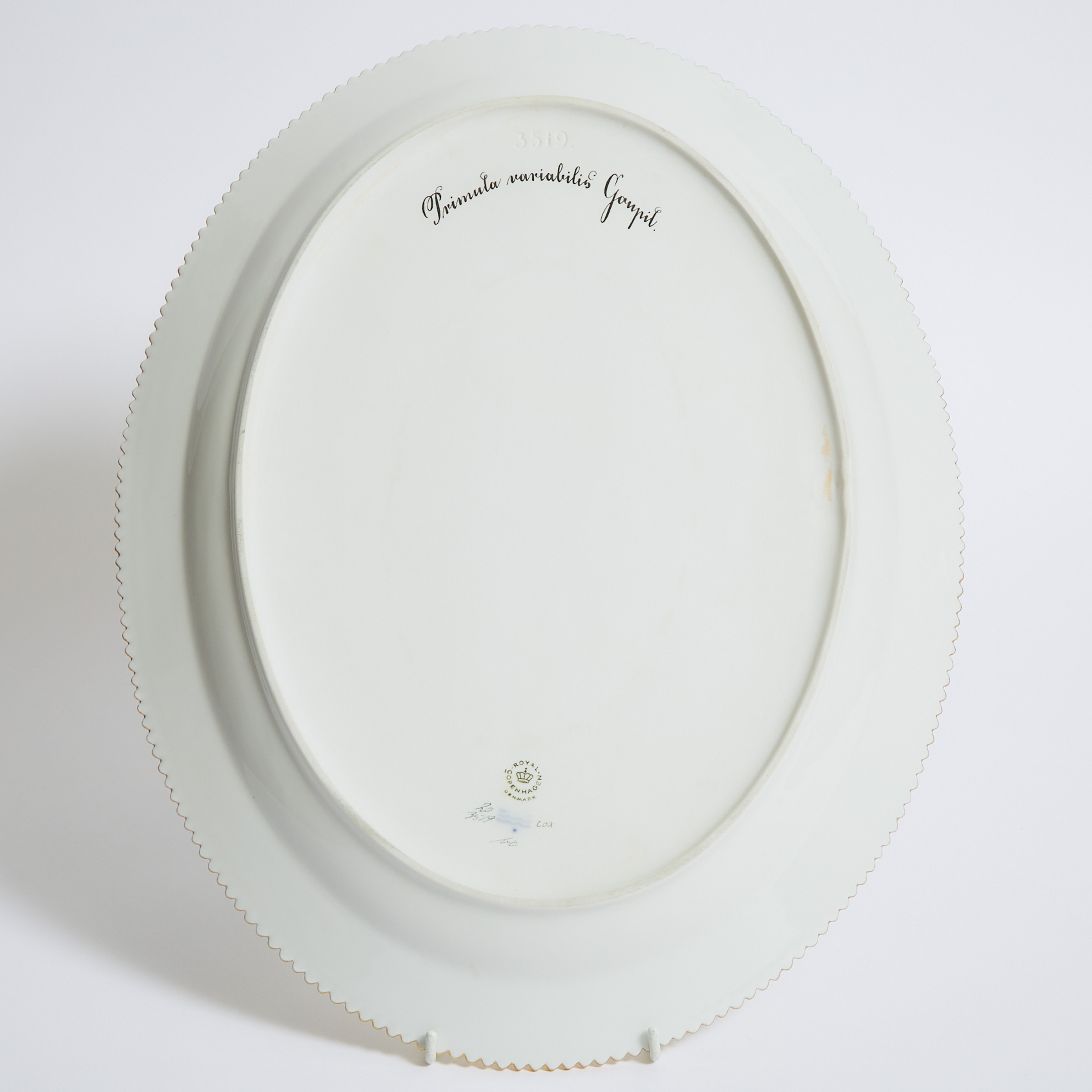 Royal Copenhagen ‘Flora Danica’ Oval Platter, 20th century