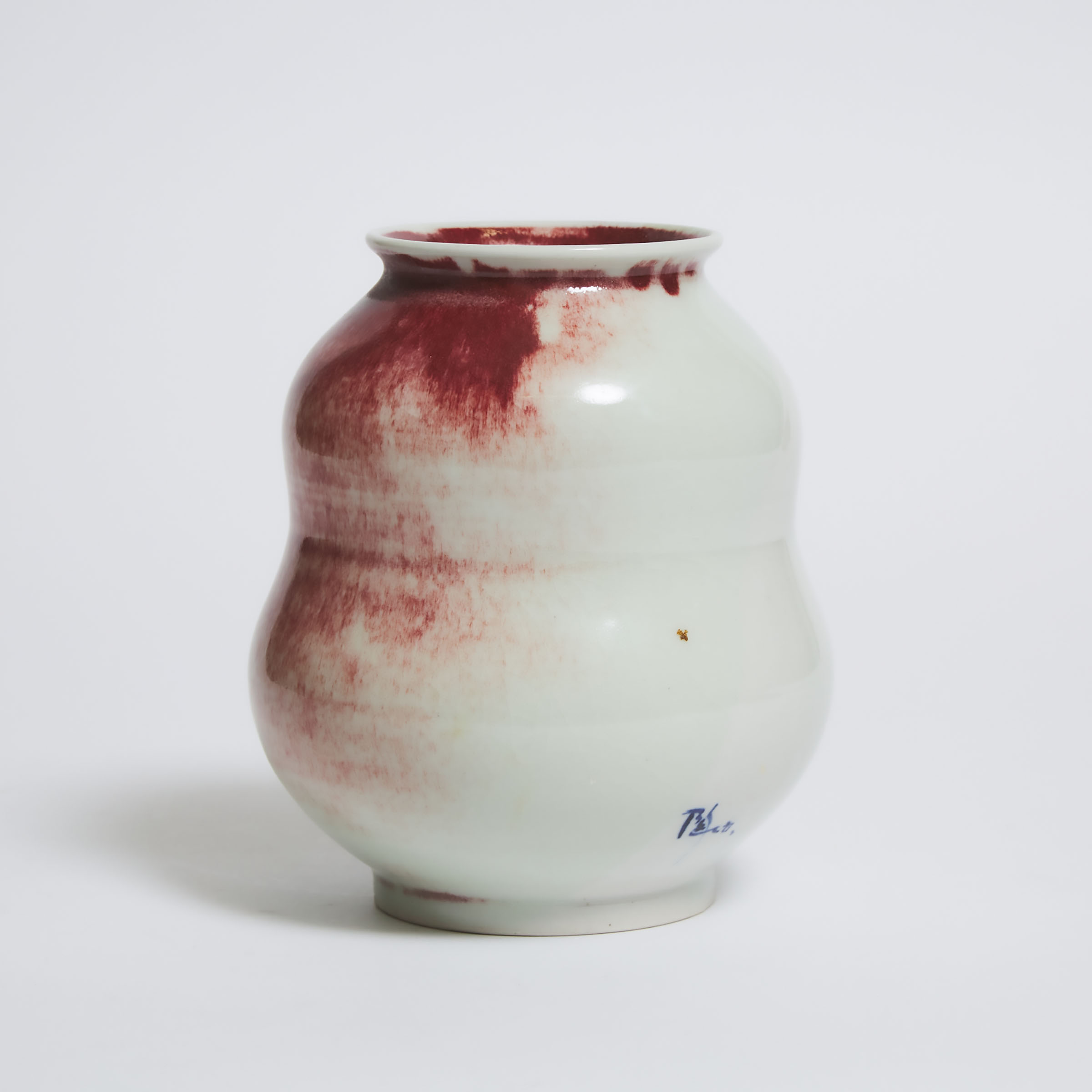 Chung Dong-Hung (Korean, 20th century) Double Gourd Shaped Vase, c.1981-82
