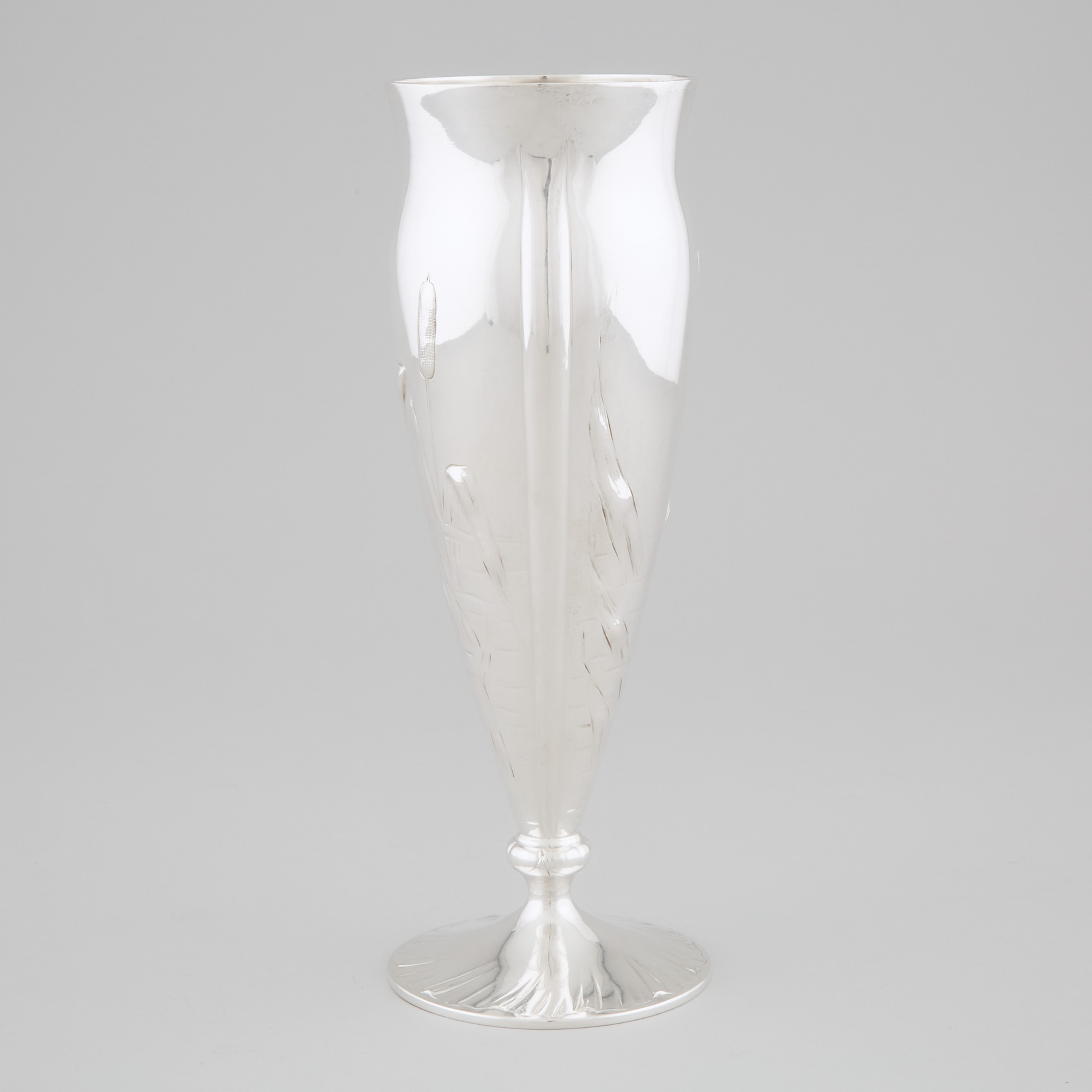 Swedish Silver Vase, Gustaf Möllenborg, Stockholm, 1901