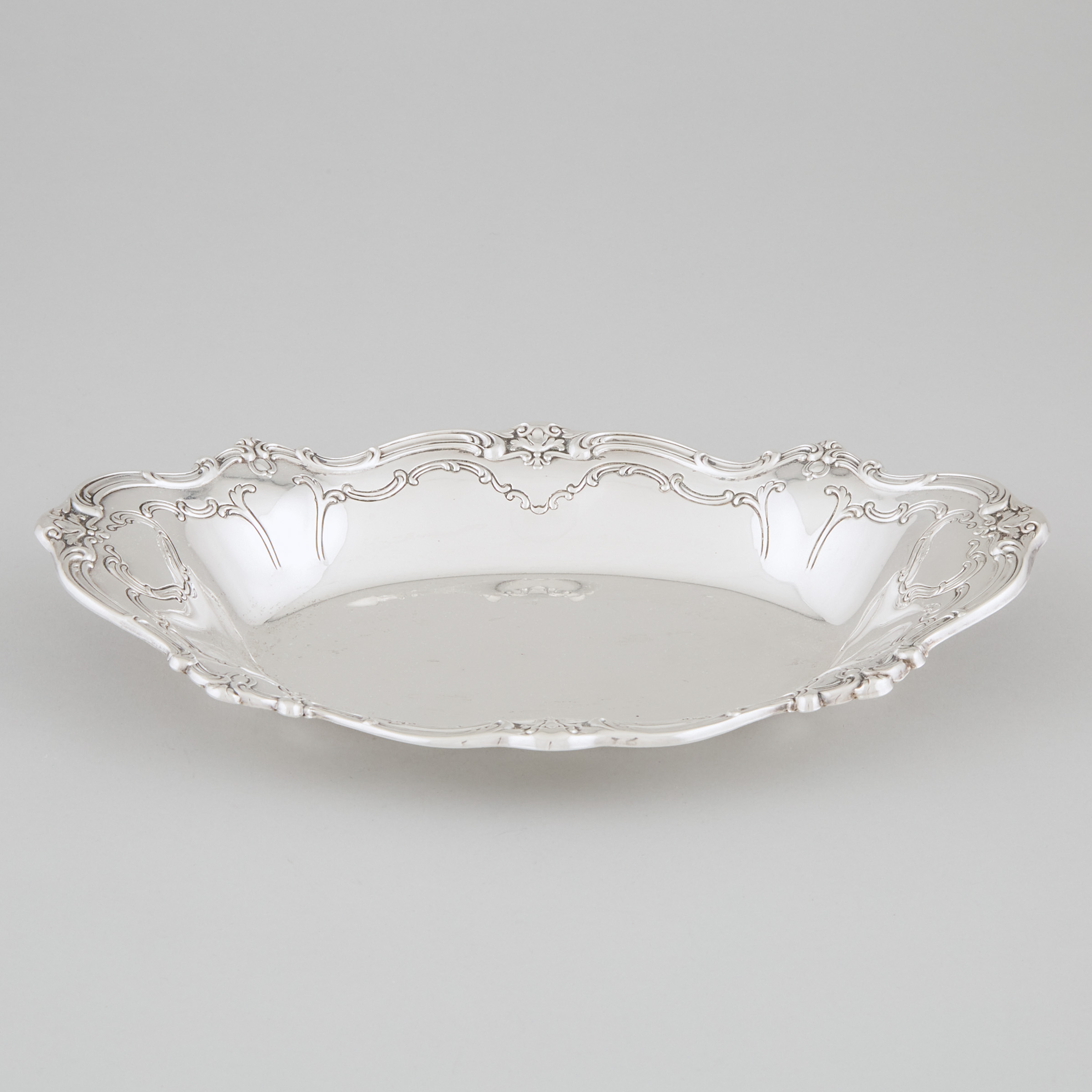 American Silver 'Chantilly' Bread Dish, Gorham Mfg. Co., Providence, R.I., 20th century