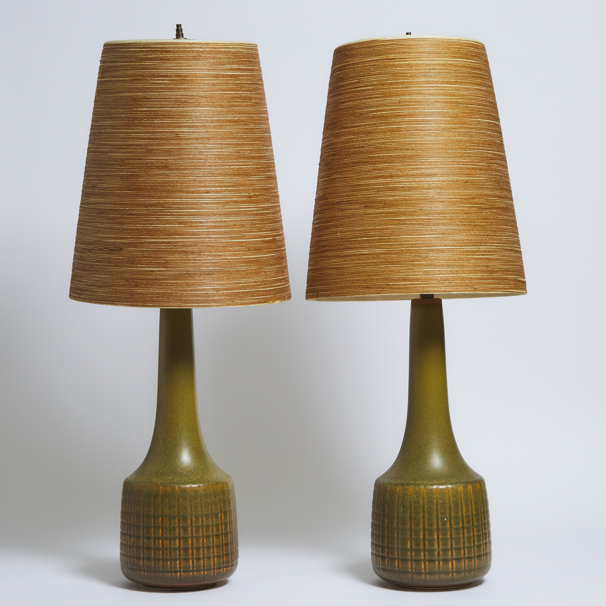 Pair of Lotte and Gunnar Bostlund Table Lamps, mid 20th century