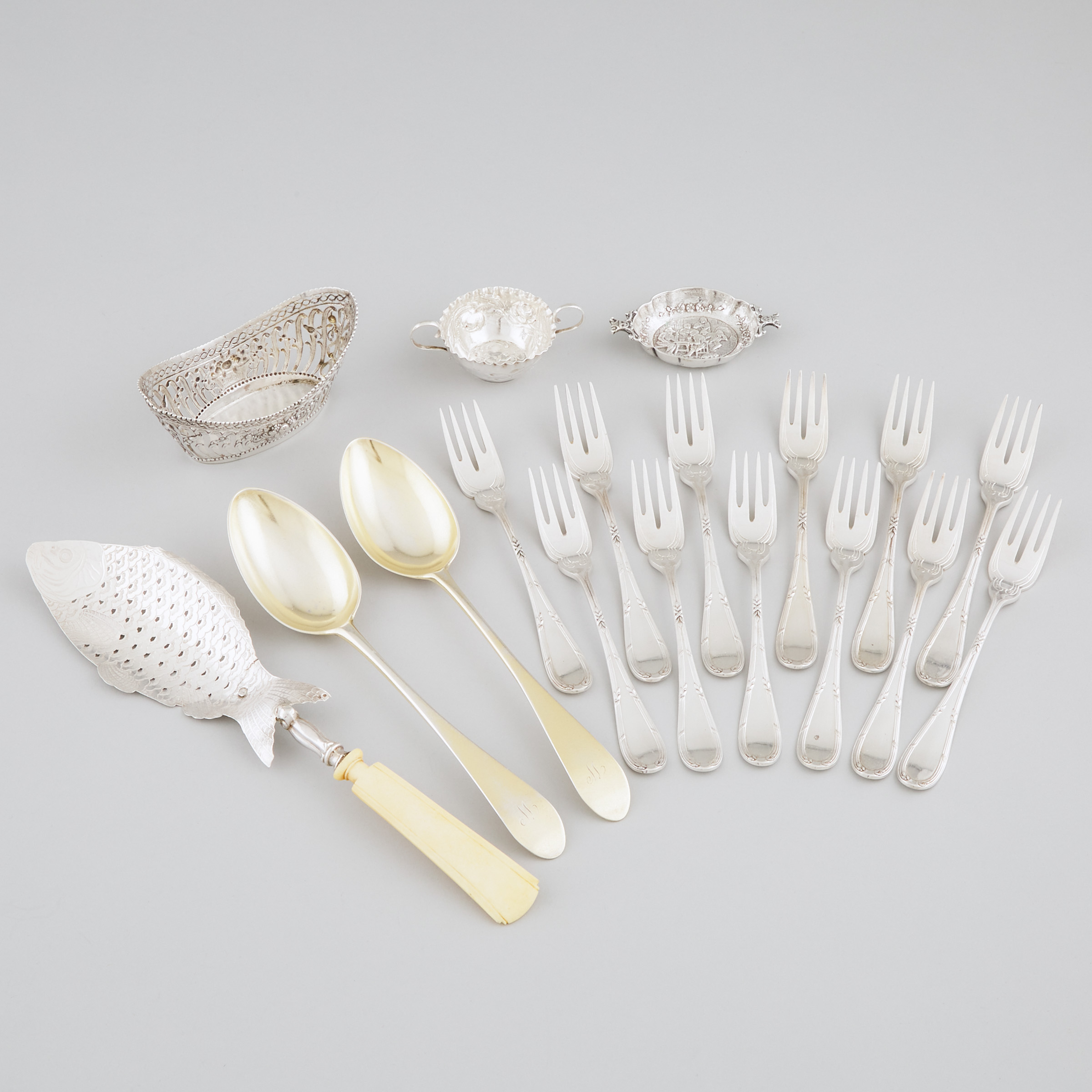 Group of Continental Silver, 19th/early 20th century