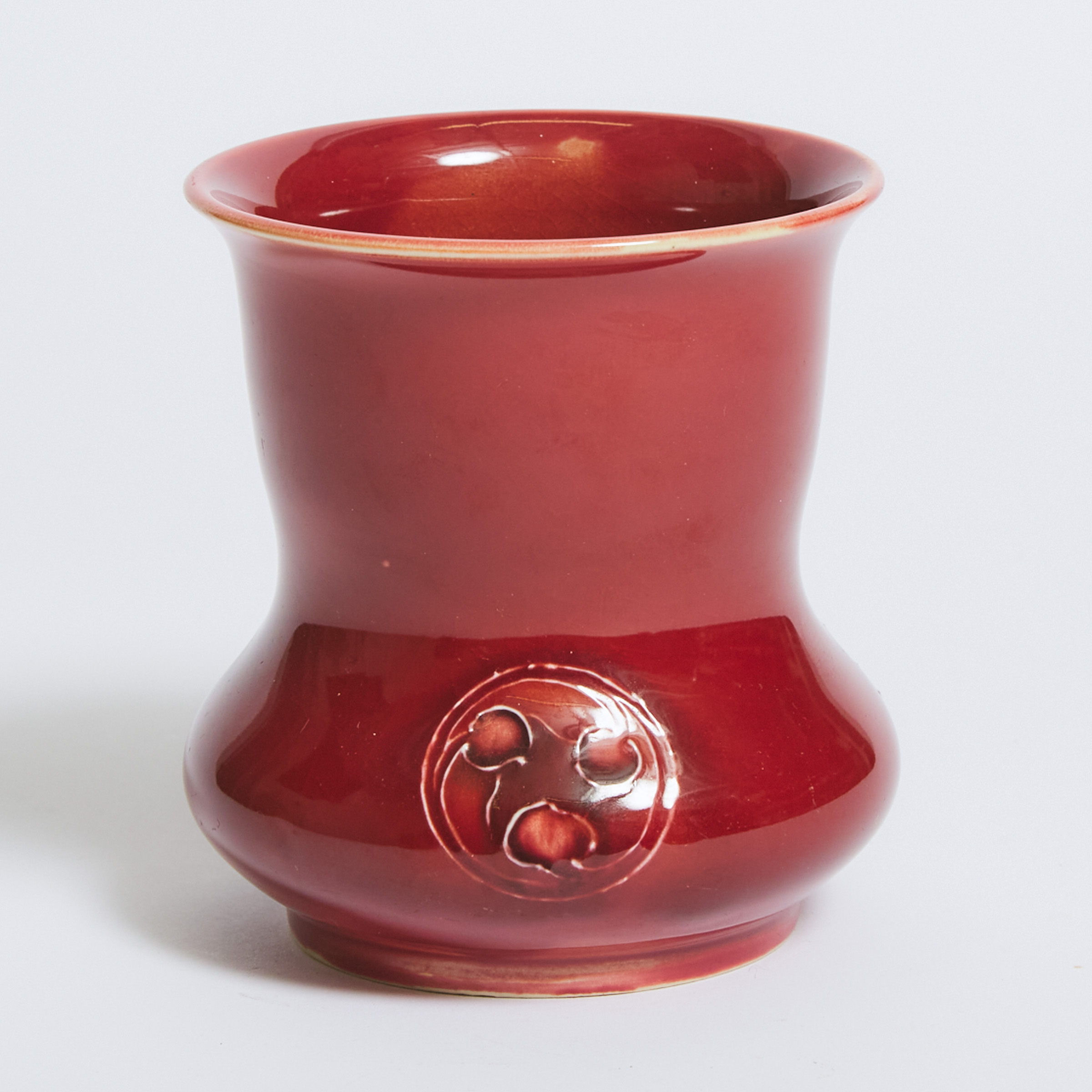 Macintyre Moorcroft Red Flamminian Vase, for Liberty & Co., c.1906-13