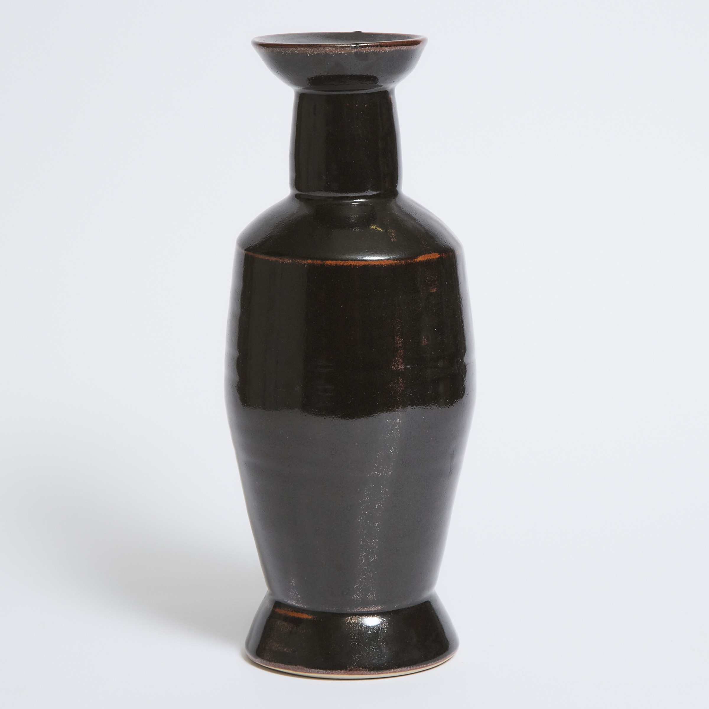 Bruce Cochrane (Canadian, b.1953), Tea Dust Glazed Stoneware Vase, early 21st century