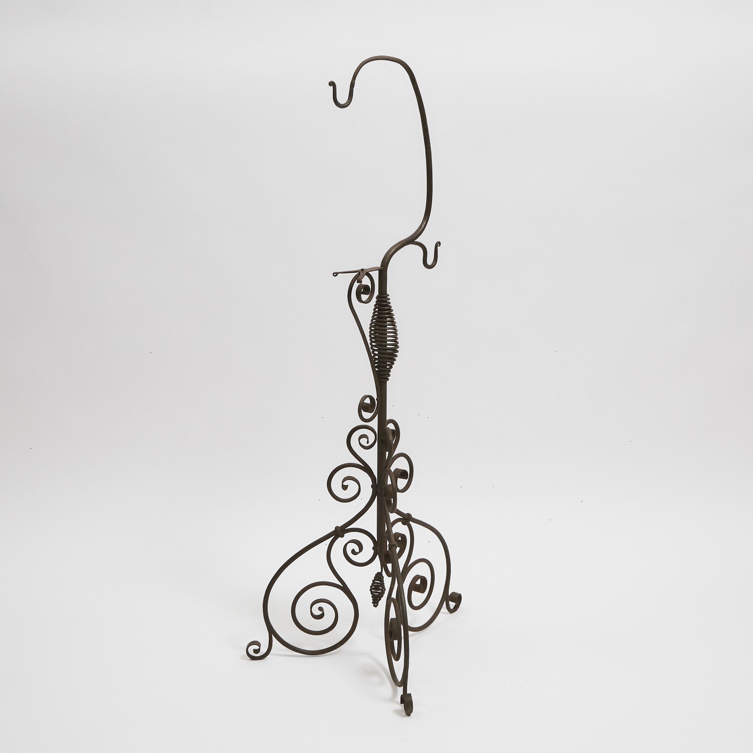 Wrought Iron Kettle Stand, 19th century