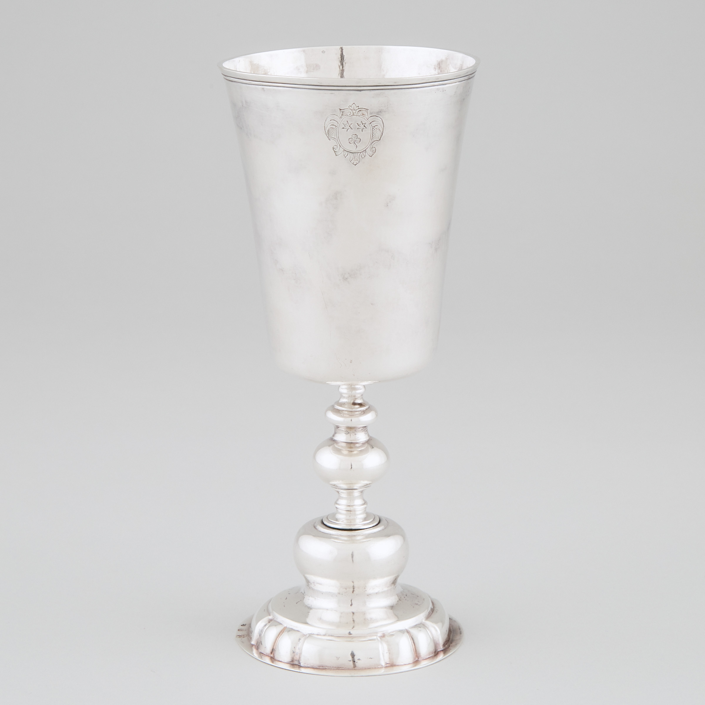 German Silver Goblet, Caspar Melchior Noth, Cologne, c.1731-48
