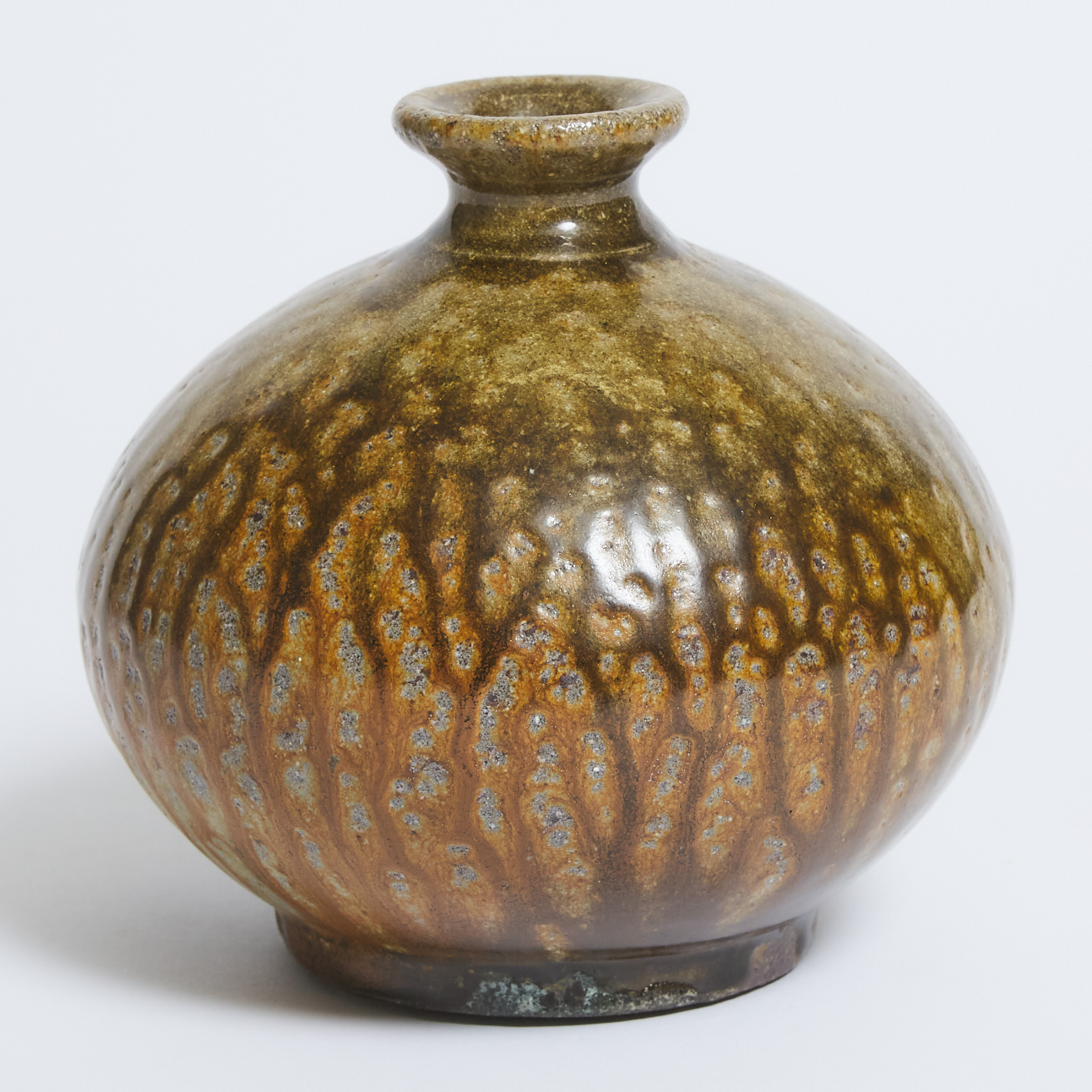 Robert Archambeau (Canadian, 1933-2022), Glazed Stoneware Vase, late 20th century