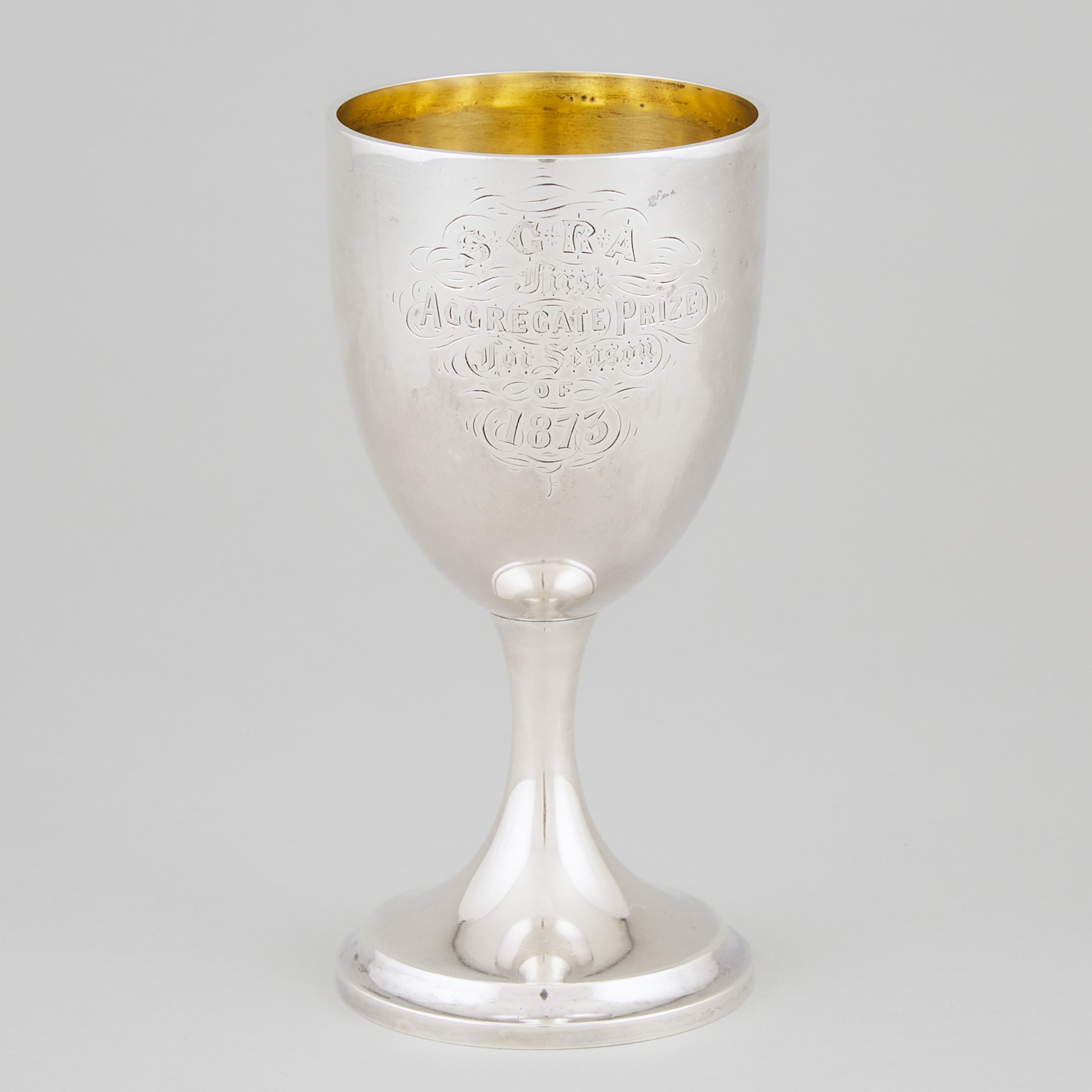 Canadian Silver Shooting Trophy Cup, Gustavus Seifert, Quebec City, Que., c.1873