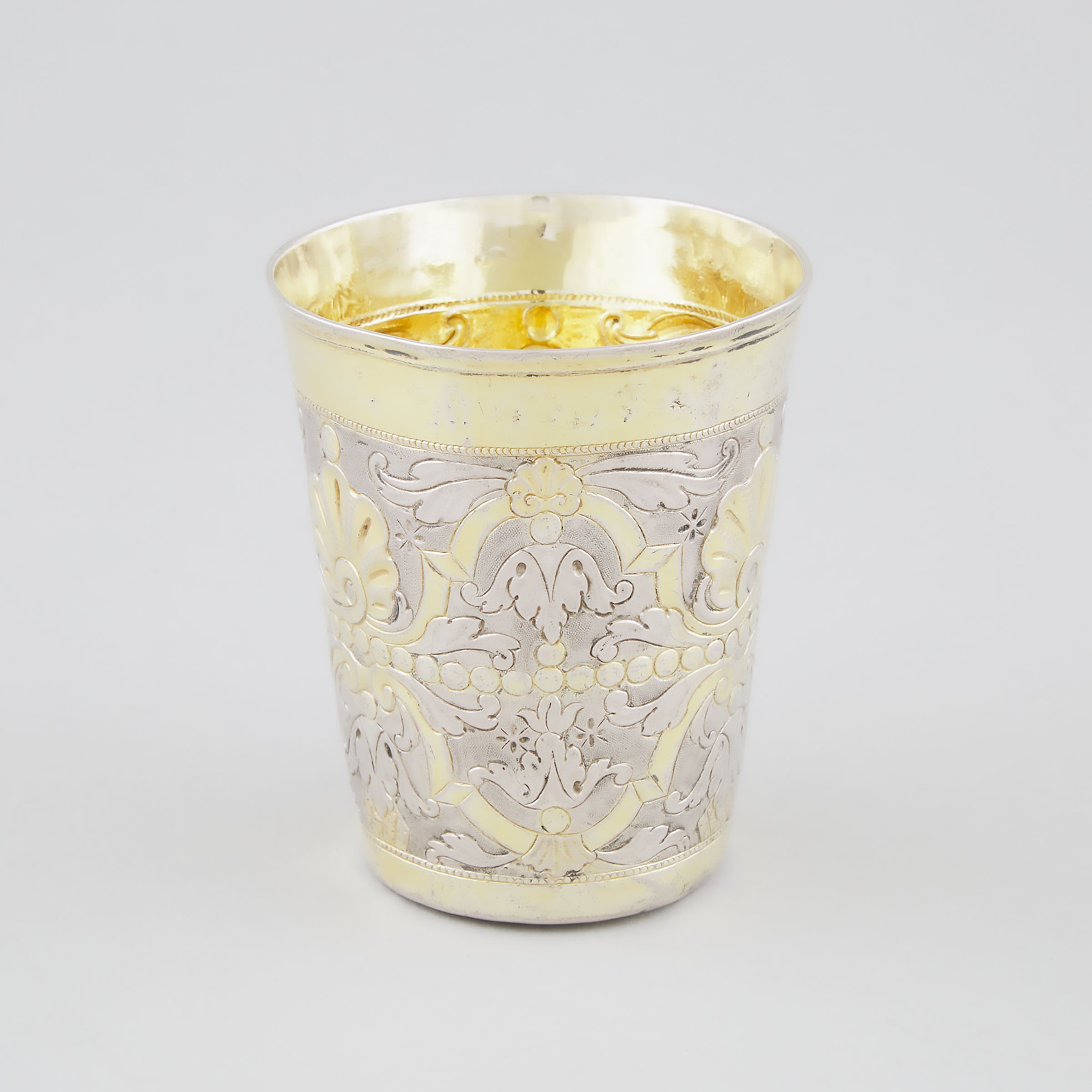 Continental Silver Parcel-Gilt Beaker, probably Hungarian, early 18th century