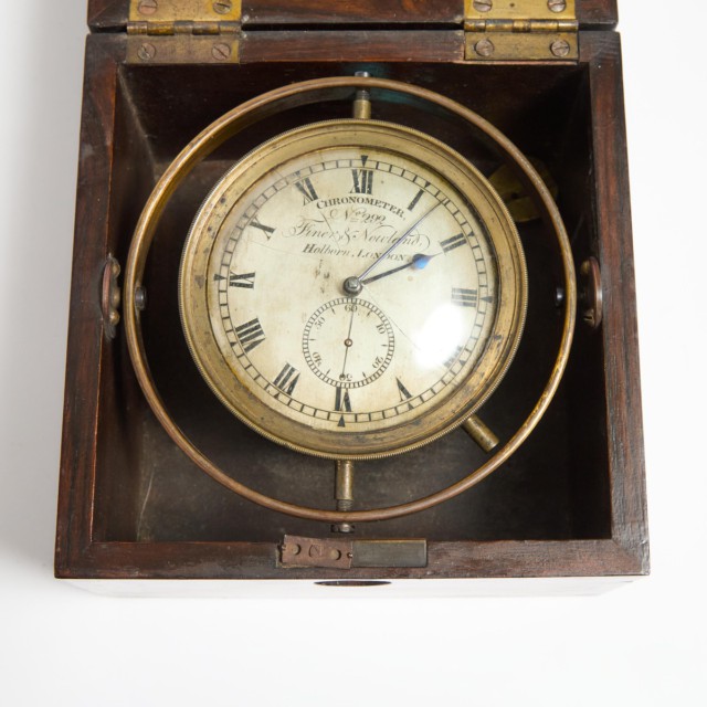 English Coromandel Marine Chronometer, (Thomas) Finer & Nowland, Holborn, London, c.1815