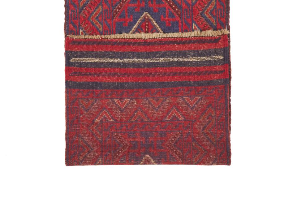 Afghan Mixed Weave Belouchi Runner, c.1970/80