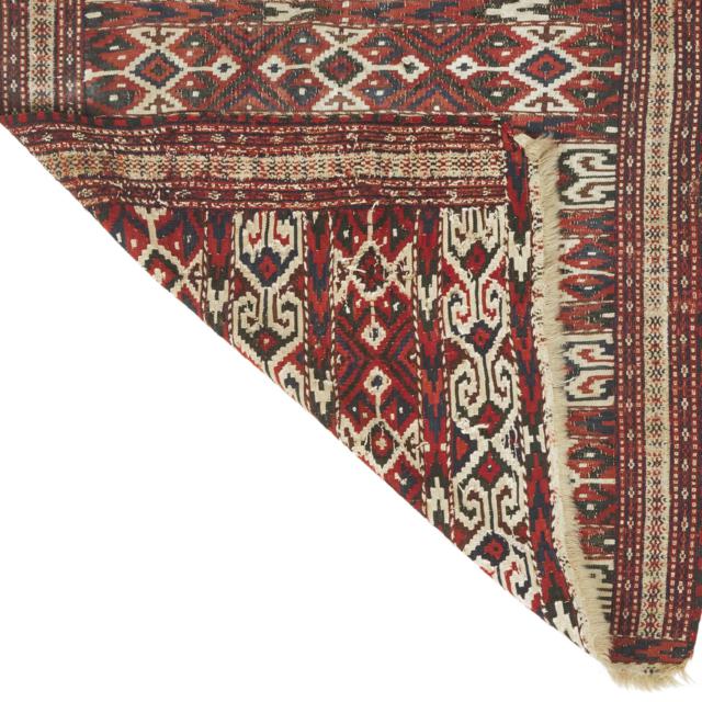 Turkoman Yamoud Kelim Long Rug, Central Asia, c.1910/20