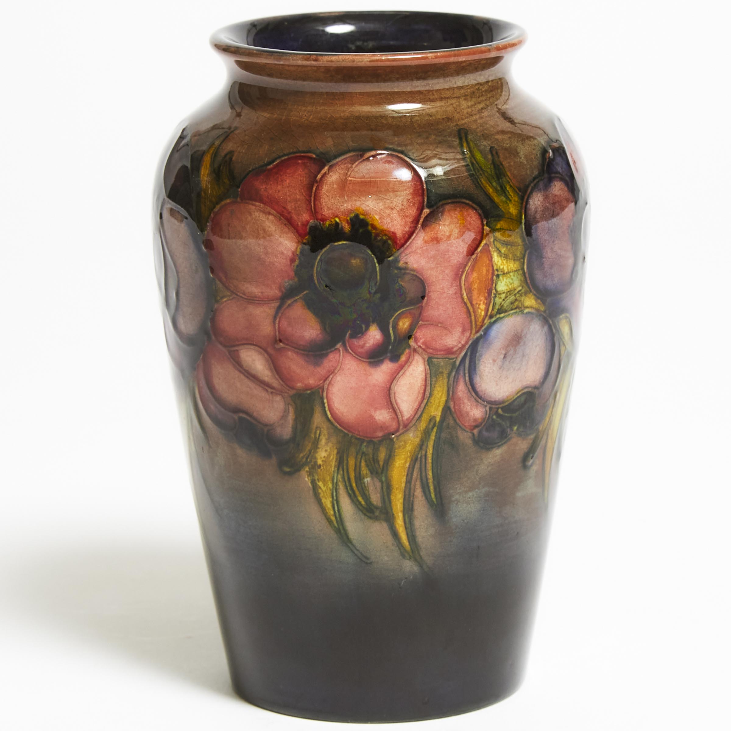 Moorcroft Flambé Anemone Vase, c.1945-49