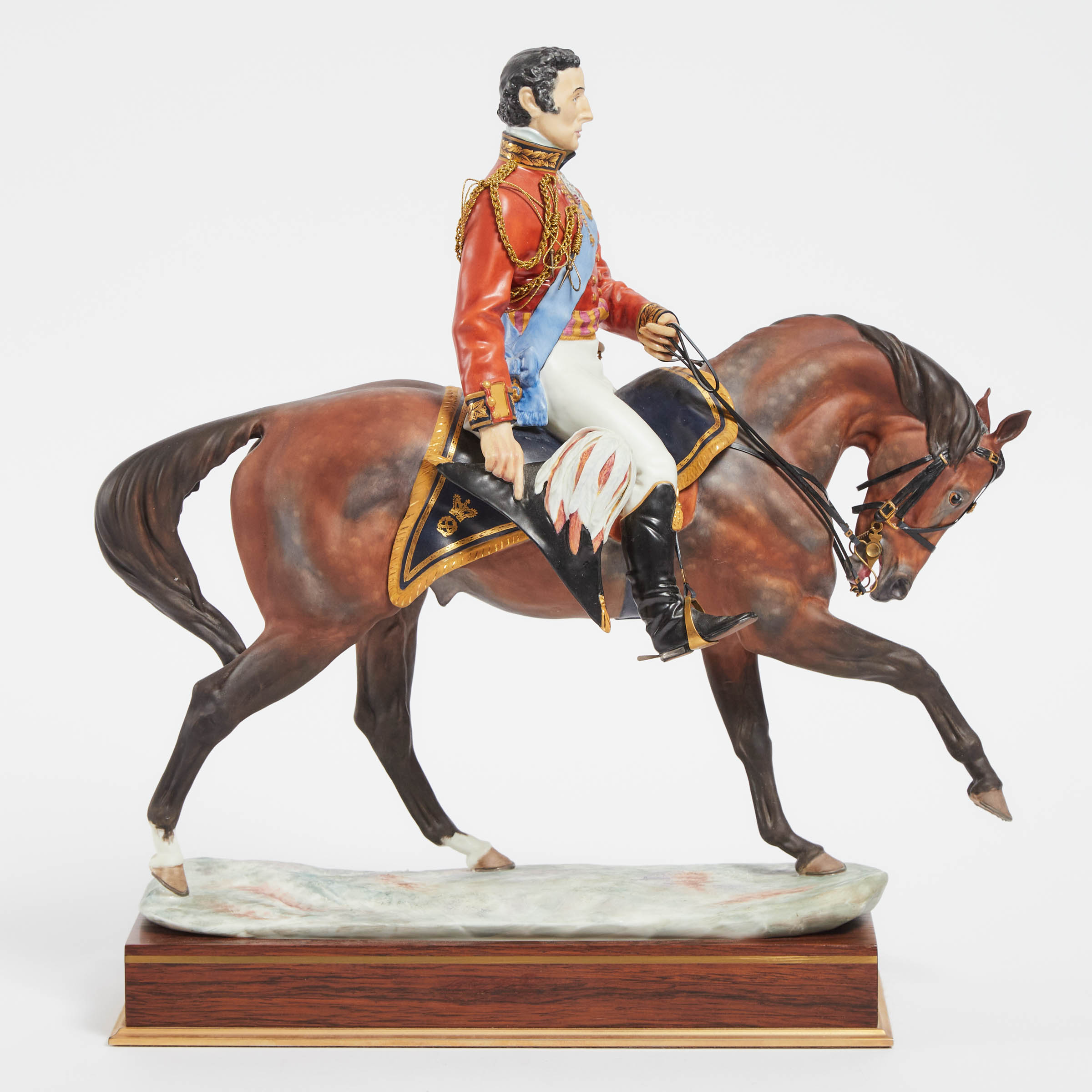 Royal Worcester Equestrian Figure, 'Wellington', Bernard Winskill, c.1969