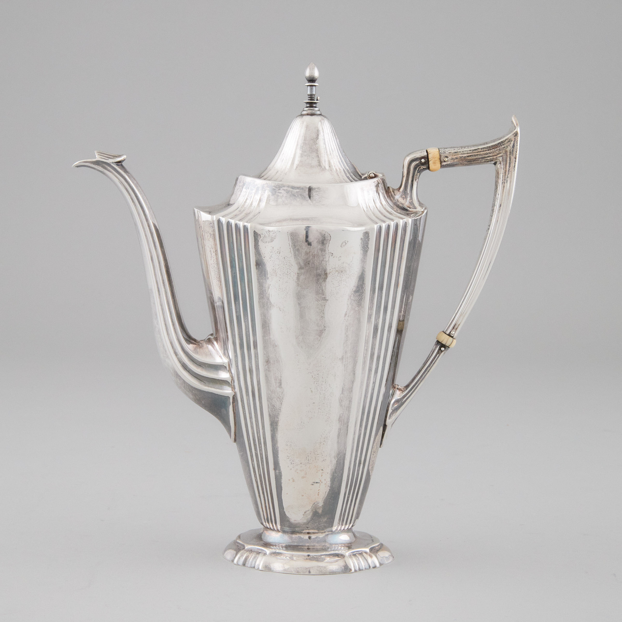 American Silver Coffee Pot, Gorham Mfg. Co., Providence, R.I., 20th century