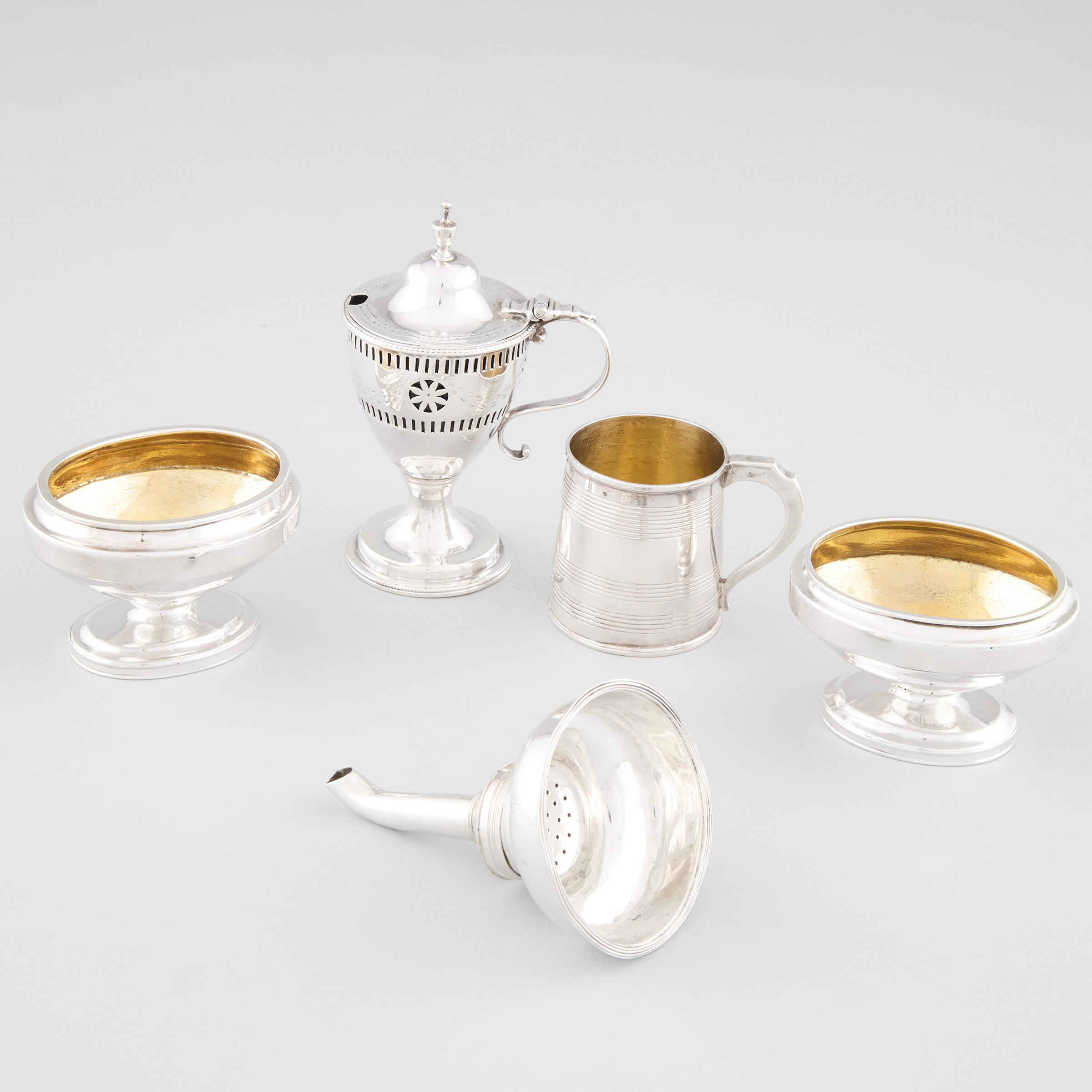 Group of Georgian Silver, late 18th/early 19th century