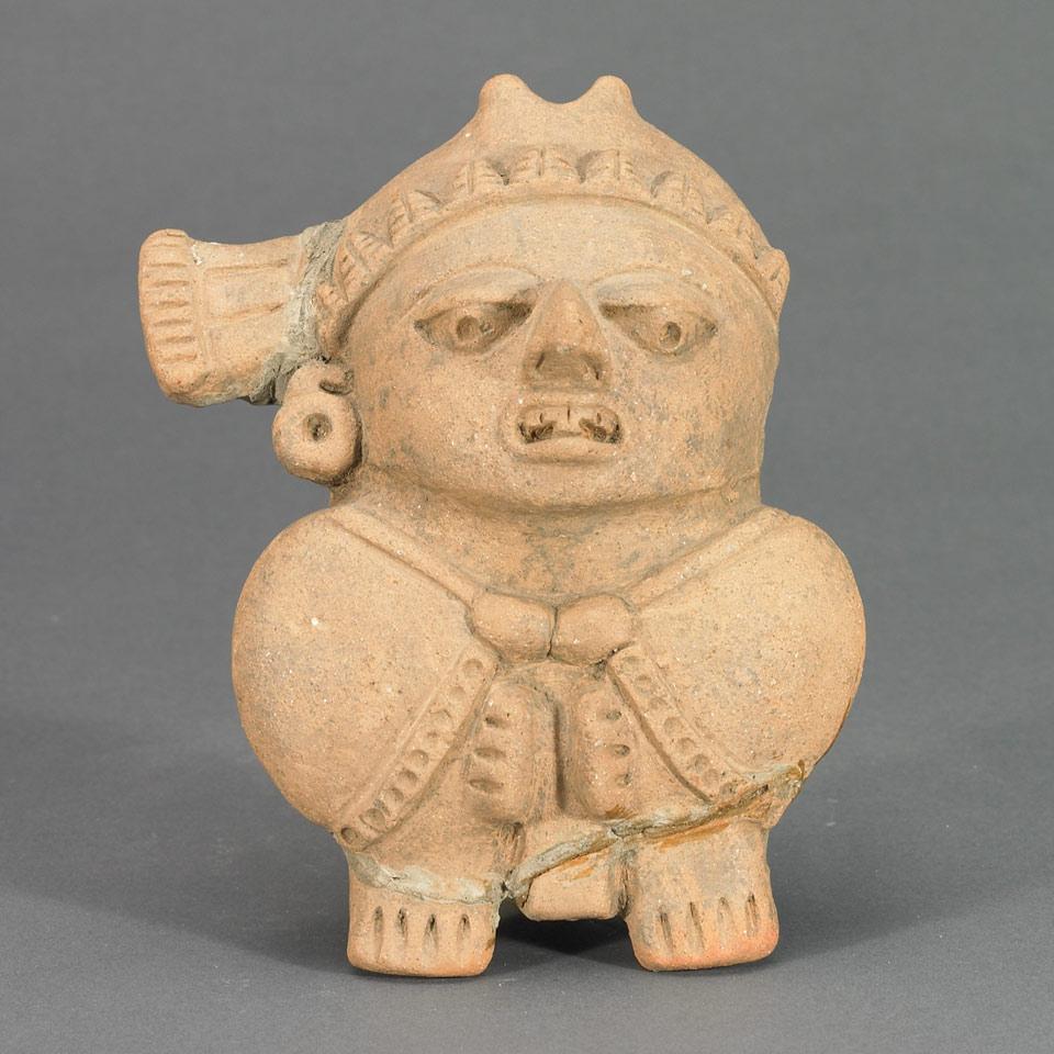 Pottery Figure of a Priest