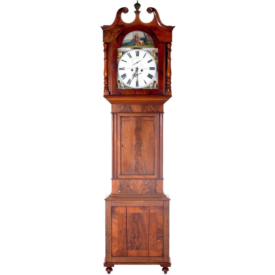 Late Georgian Mahogany Longcase Clock