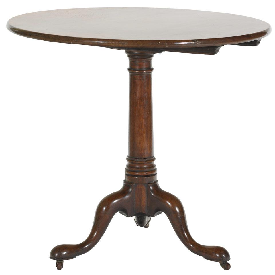 George III Mahogany Pedestal Table