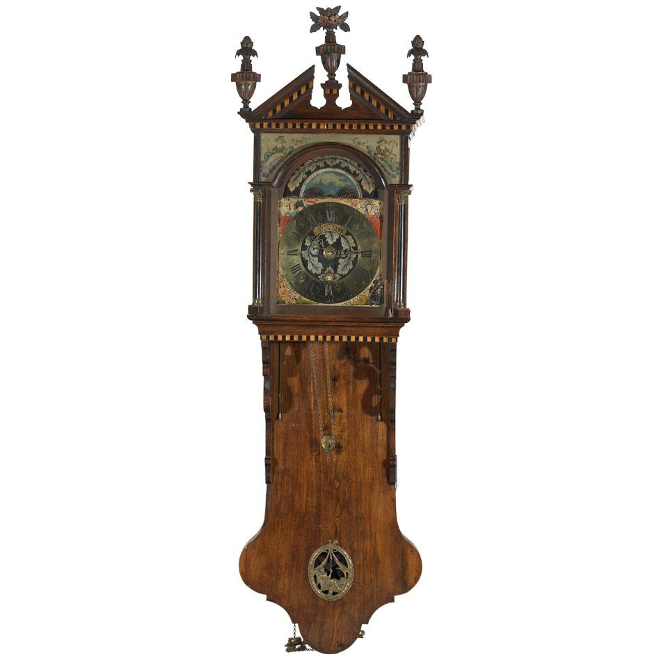 Dutch Walnut Cased Staart Clock