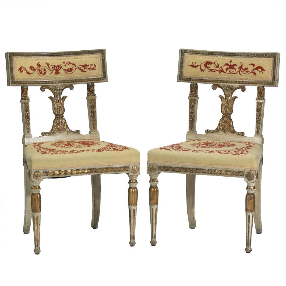 Pair of French Side Chairs