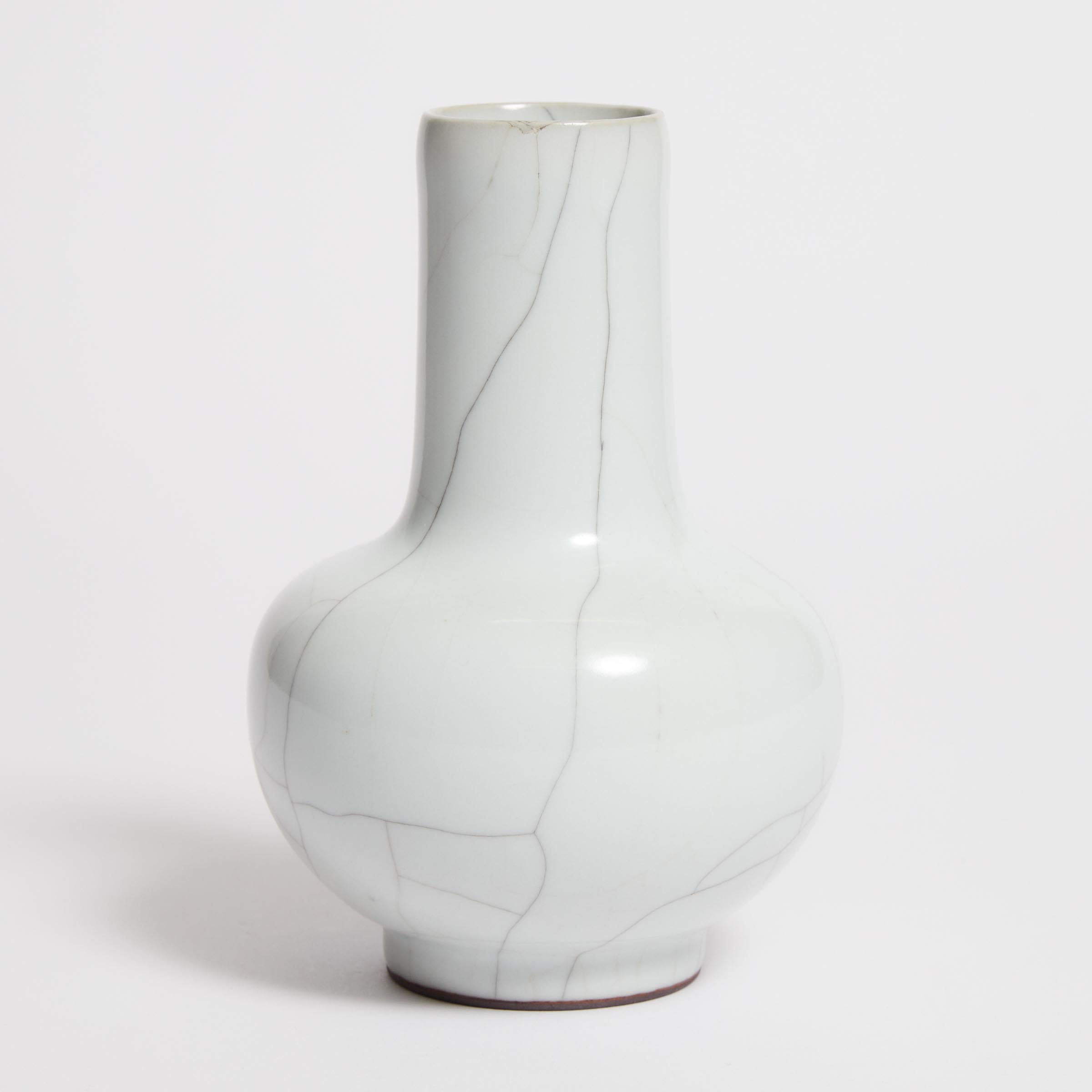 A Small Guan-Type Bottle Vase, 18th Century