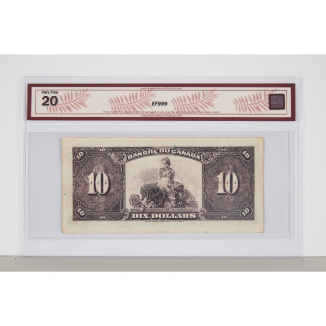 Banque Du Canada 1935 $10 Bank Note