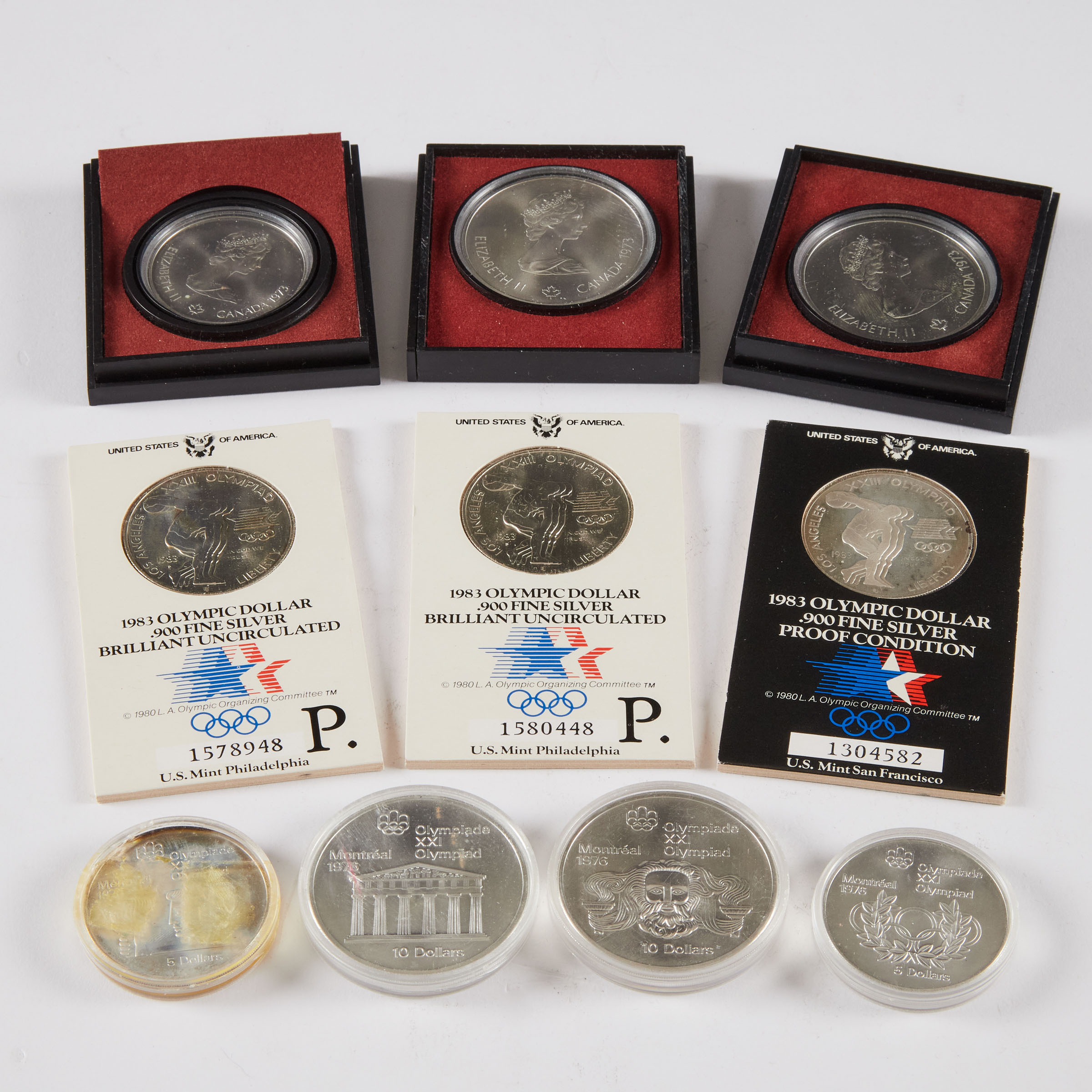 Small Quantity Of Silver Olympic Coins